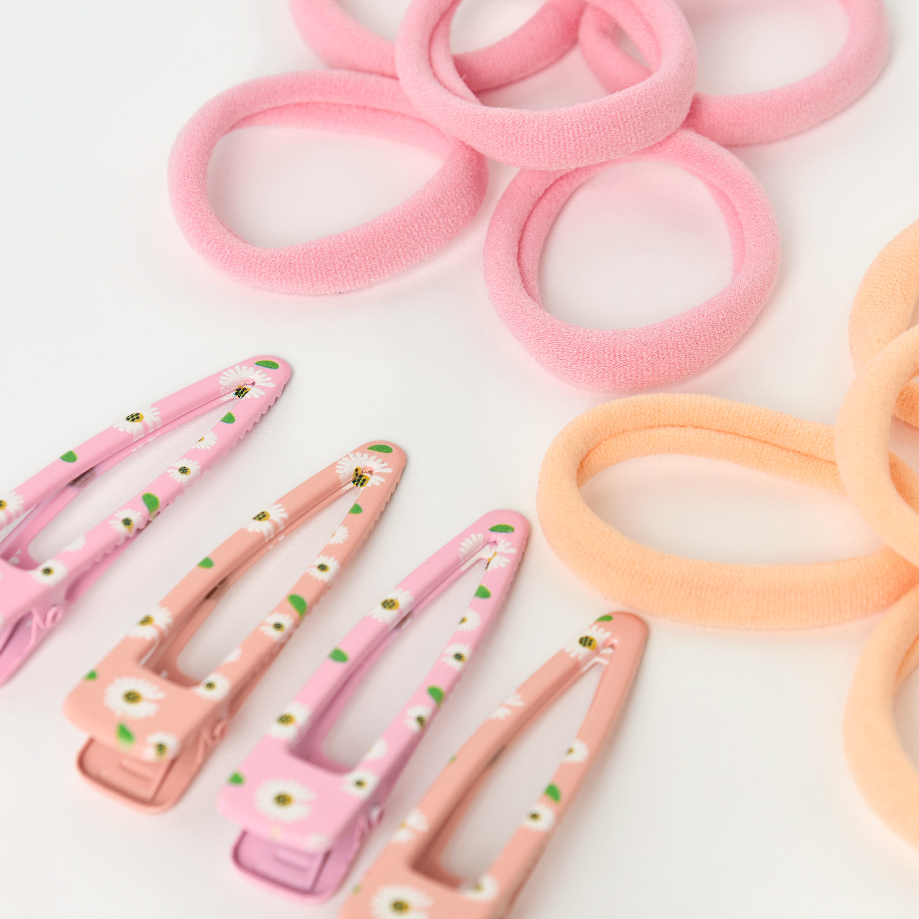 طقم مشابك وربطات شعر 21 قطعة متنوعة من جلو-girls-accessories-hairaccessories-image-4