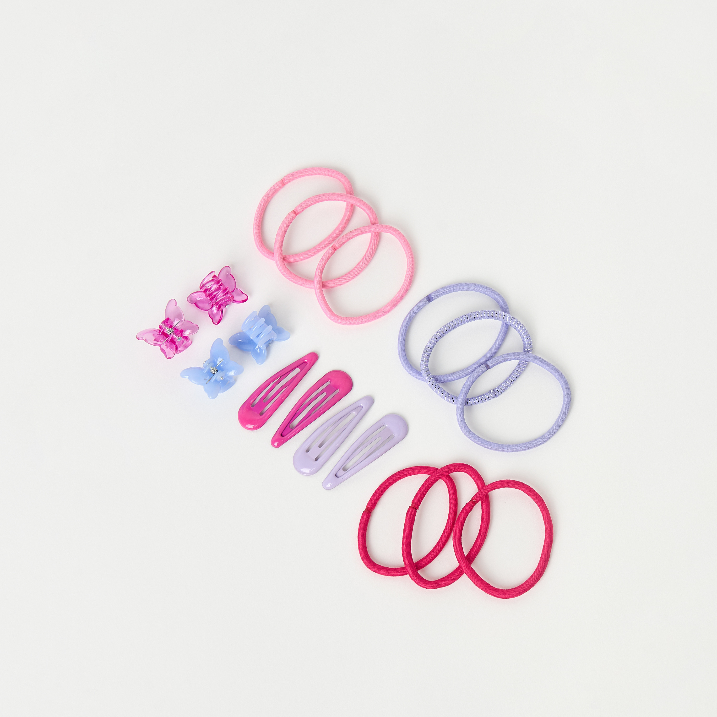 مجموعة مشابك وربطات شعر متنوعة 19 قطعة من جلو-girls-accessories-hairaccessories-image-1