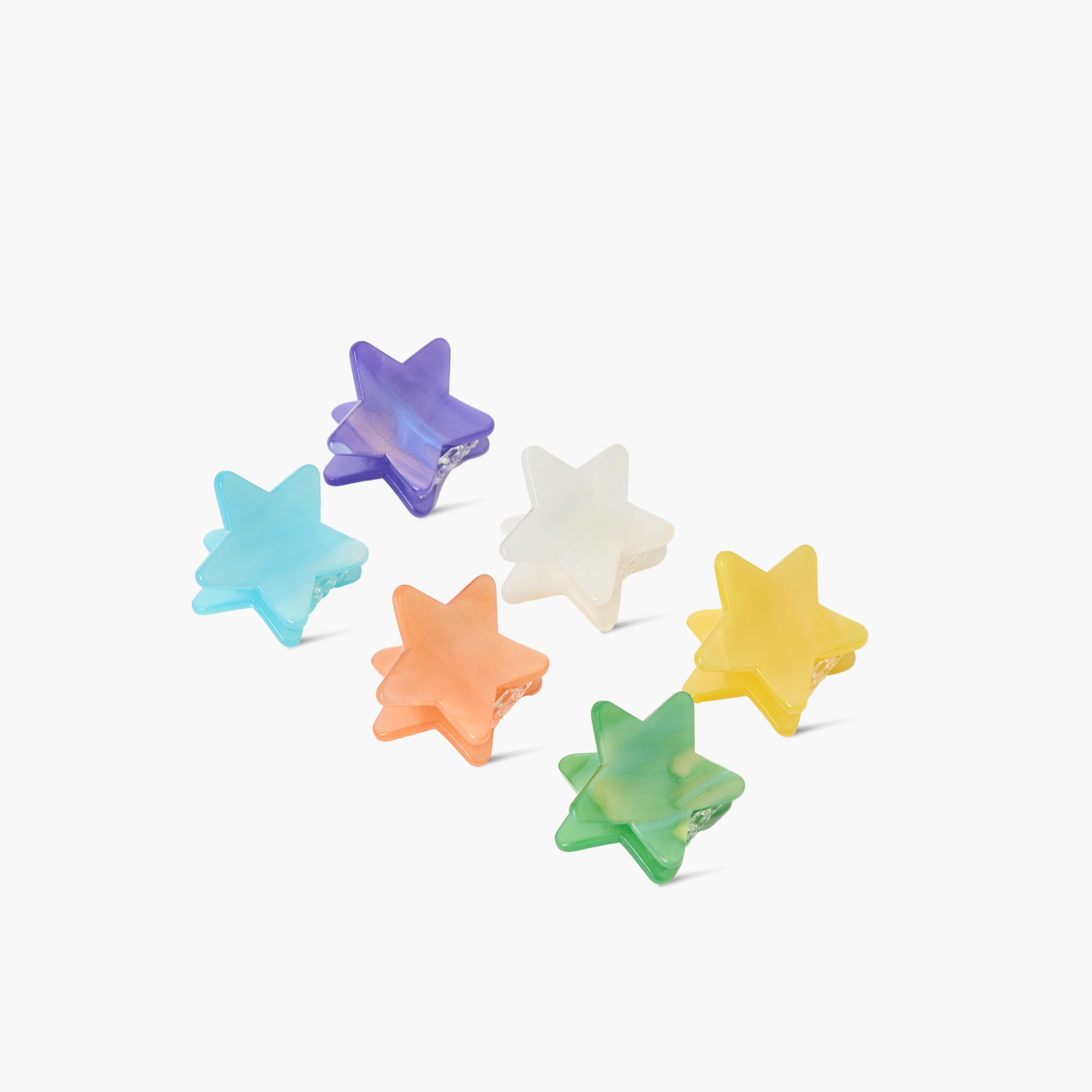 Charmz Star Hair Clamp - Set of 6-girls-accessories-hairaccessories-image-1