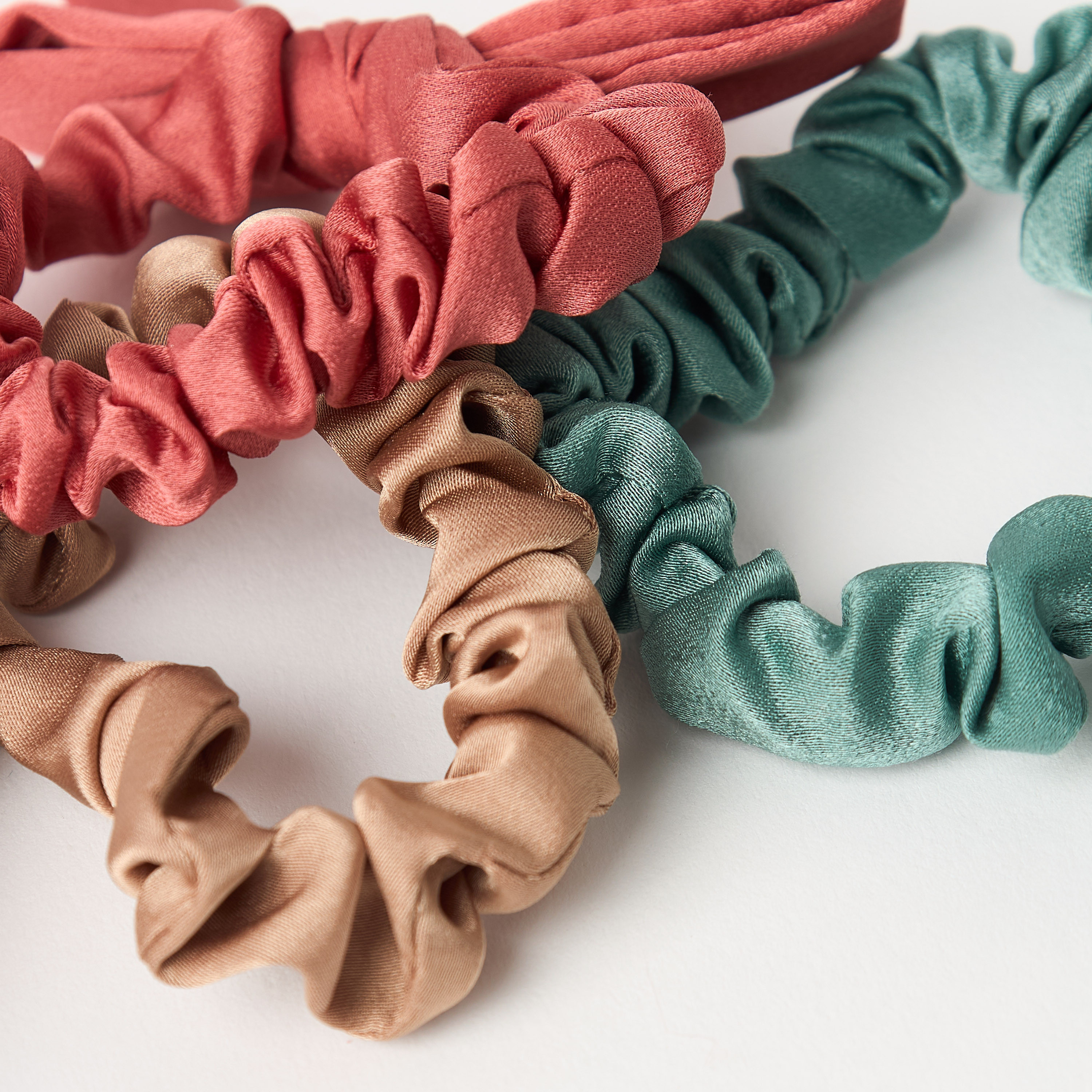 Charmz Bow Applique Hair Scrunchie - Set of 3-girls-accessories-hairaccessories-image-4