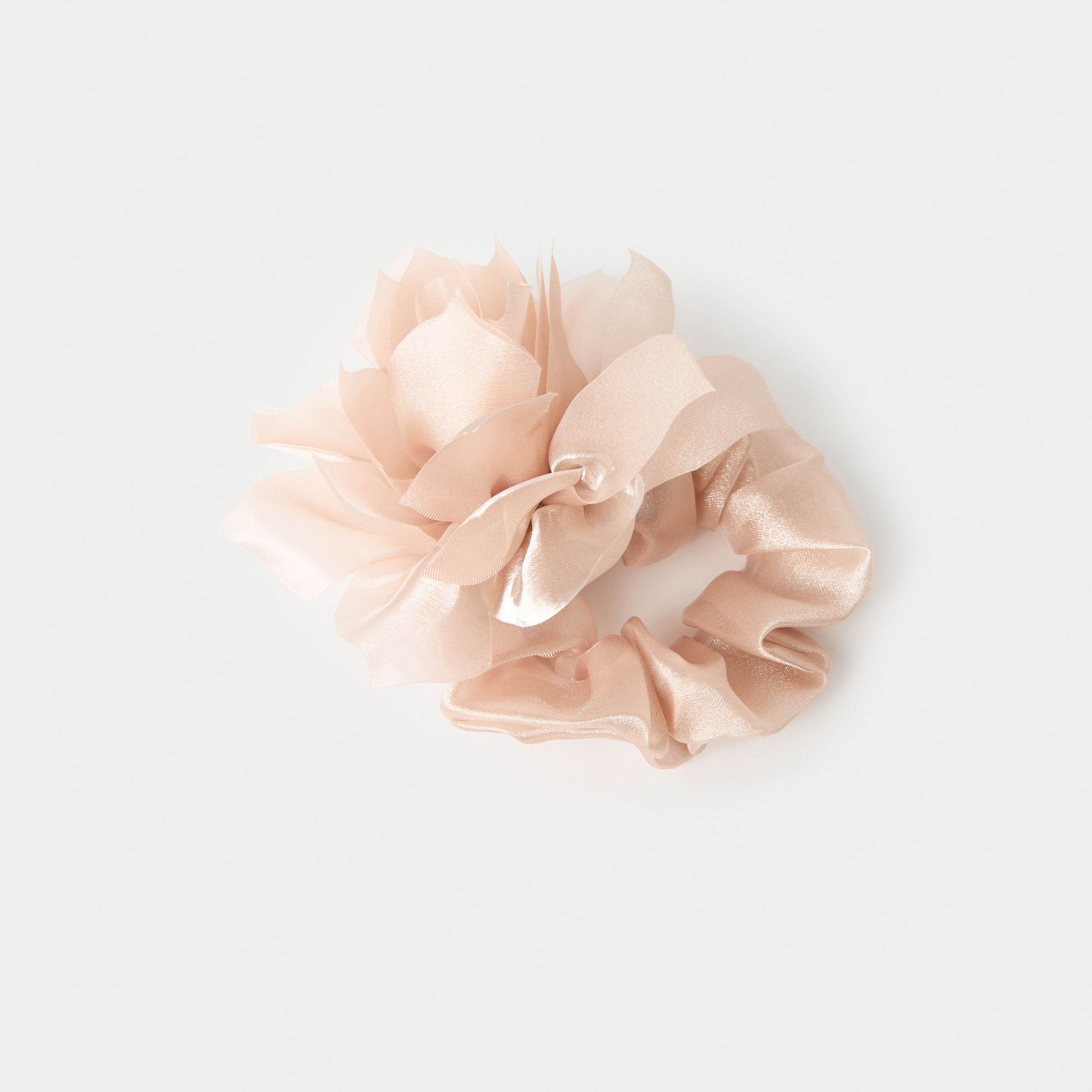 Charmz Floral Accent Hair Scrunchie-girls-accessories-hairaccessories-image-1