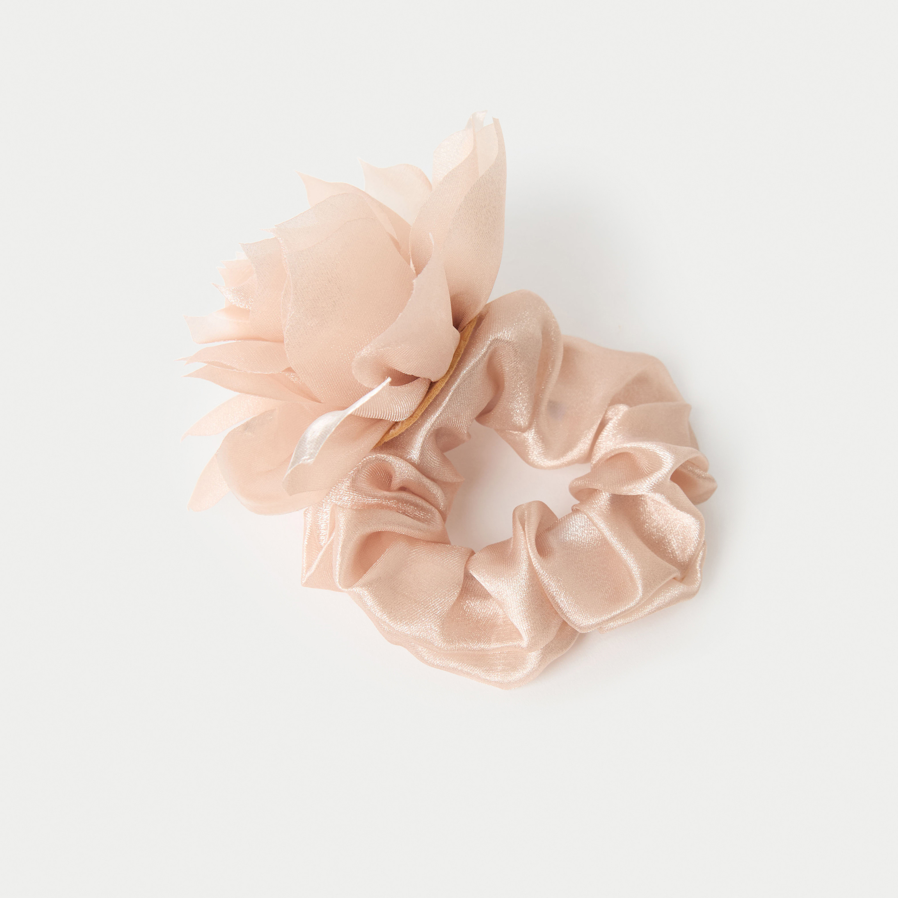 Charmz Floral Accent Hair Scrunchie-girls-accessories-hairaccessories-image-2