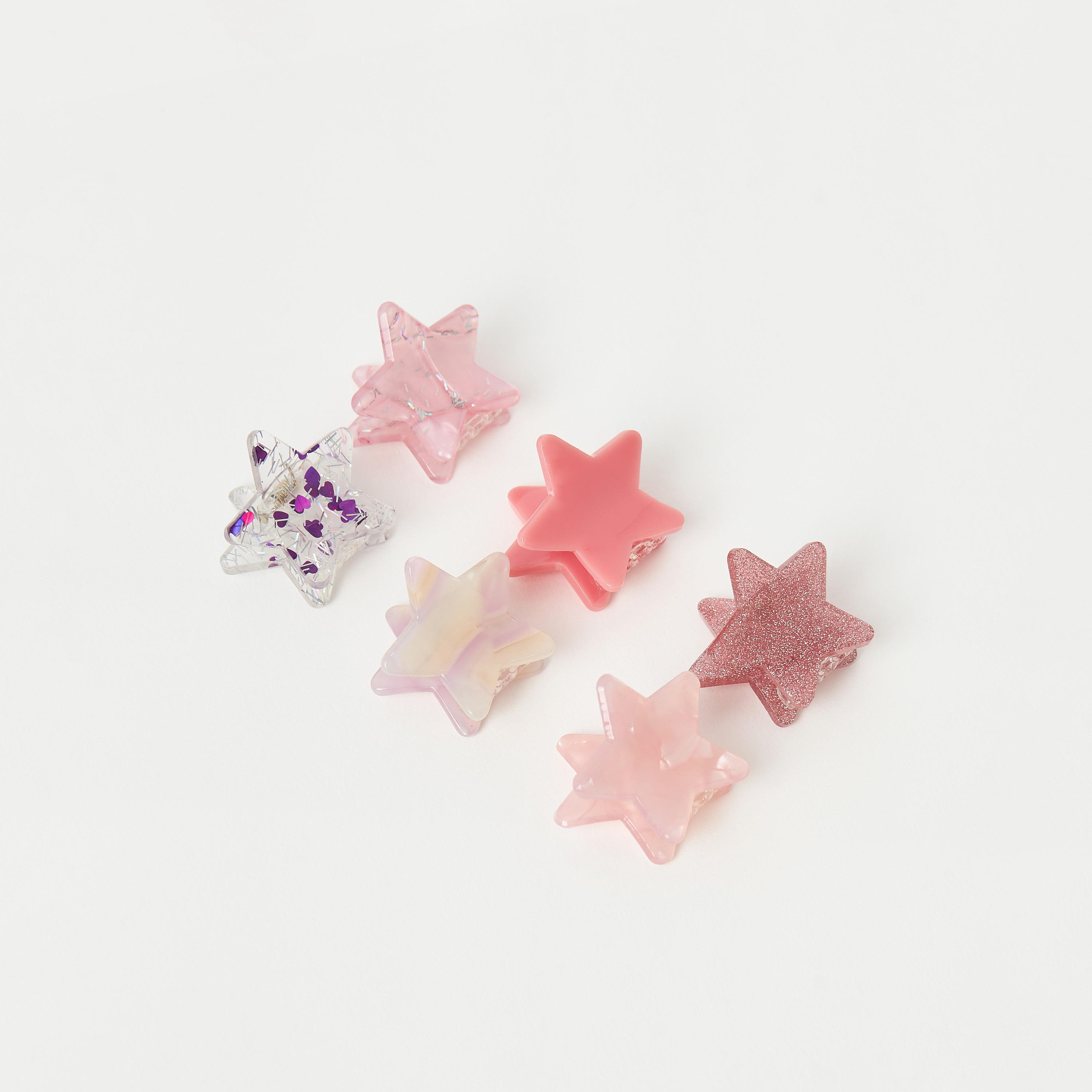 مشابك شعربتصميم  نجمة من تشارمز - طقم من 6 قطع-girls-accessories-hairaccessories-image-1