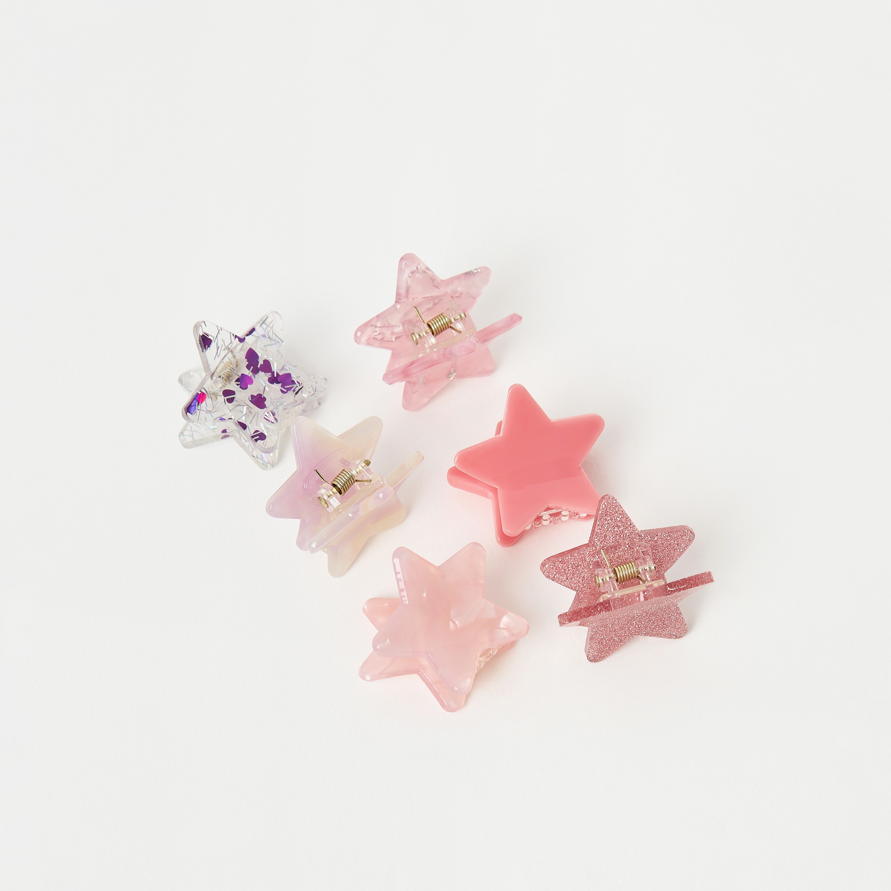 مشابك شعربتصميم  نجمة من تشارمز - طقم من 6 قطع-girls-accessories-hairaccessories-image-2