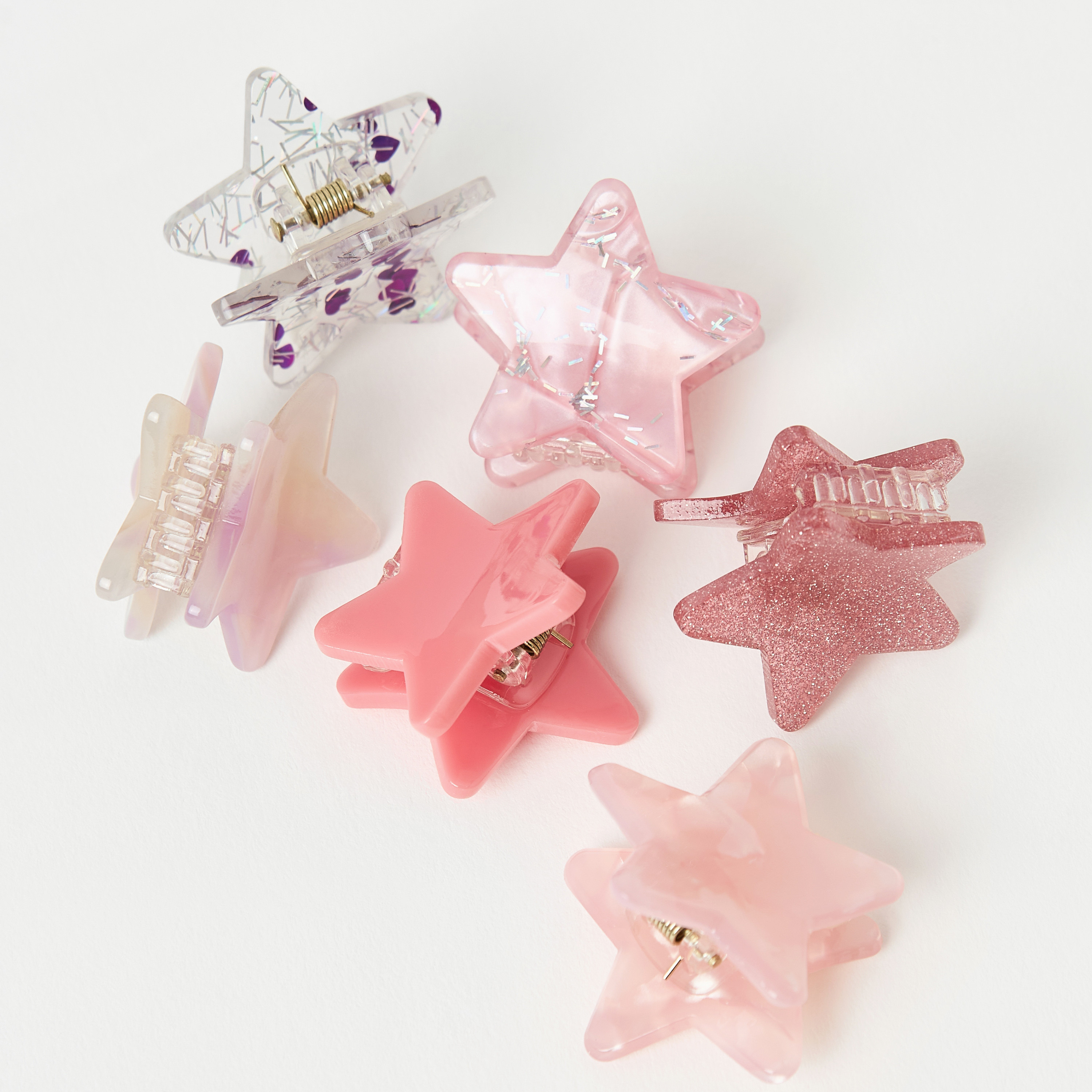 مشابك شعربتصميم  نجمة من تشارمز - طقم من 6 قطع-girls-accessories-hairaccessories-image-3