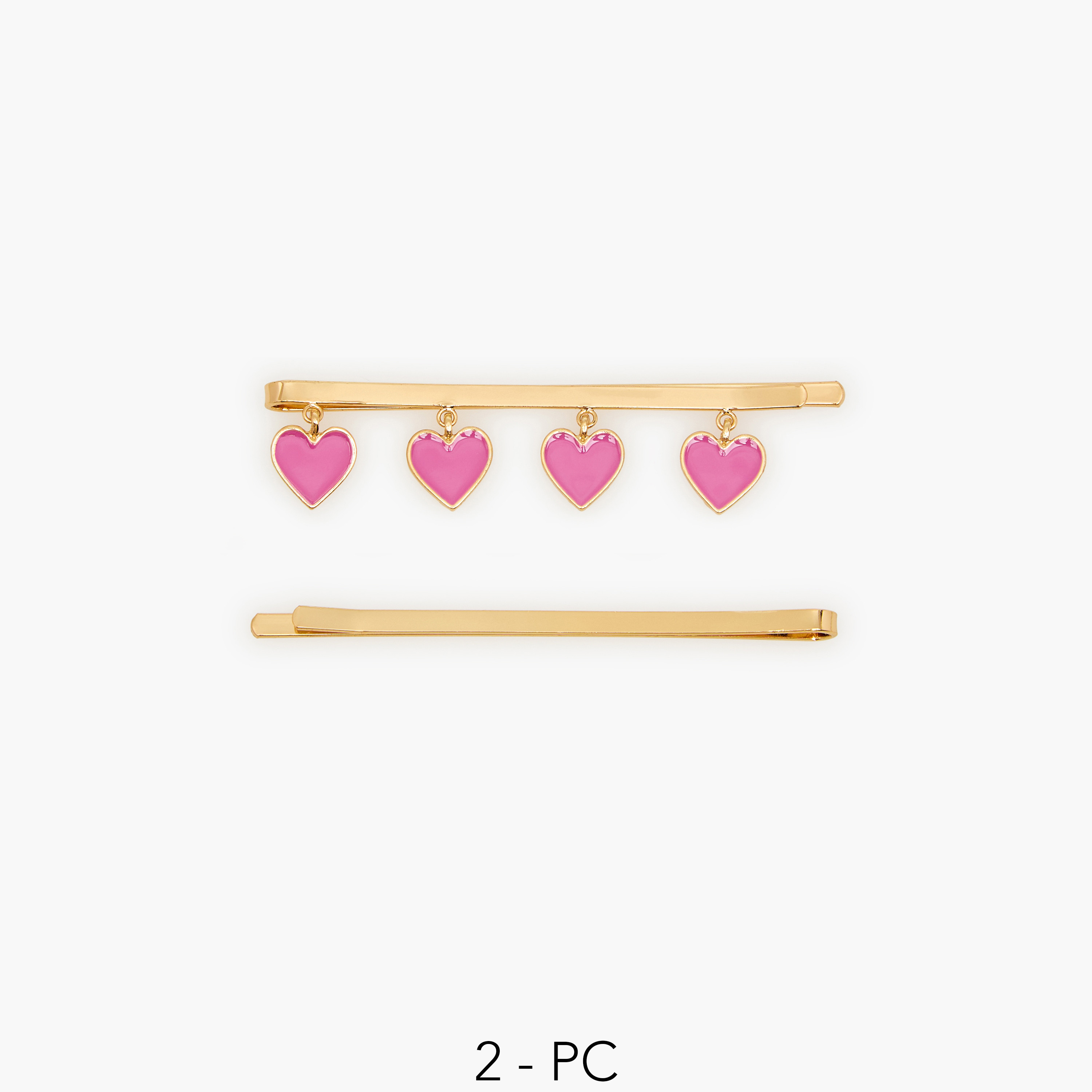 دبابيس شعر متنوعة من تشارمز - طقم من قطعتين-girls-accessories-hairaccessories-image-1