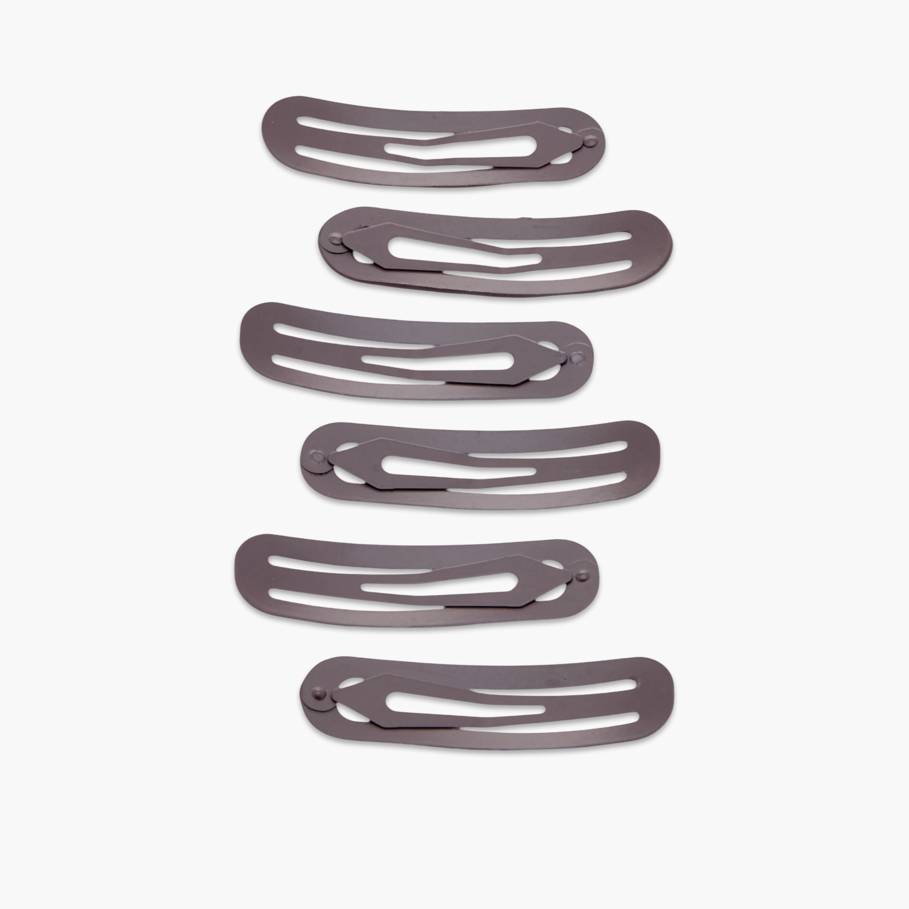 Charmz Solid Snap Hair Clip - Set of 6-girls-accessories-hairaccessories-image-2