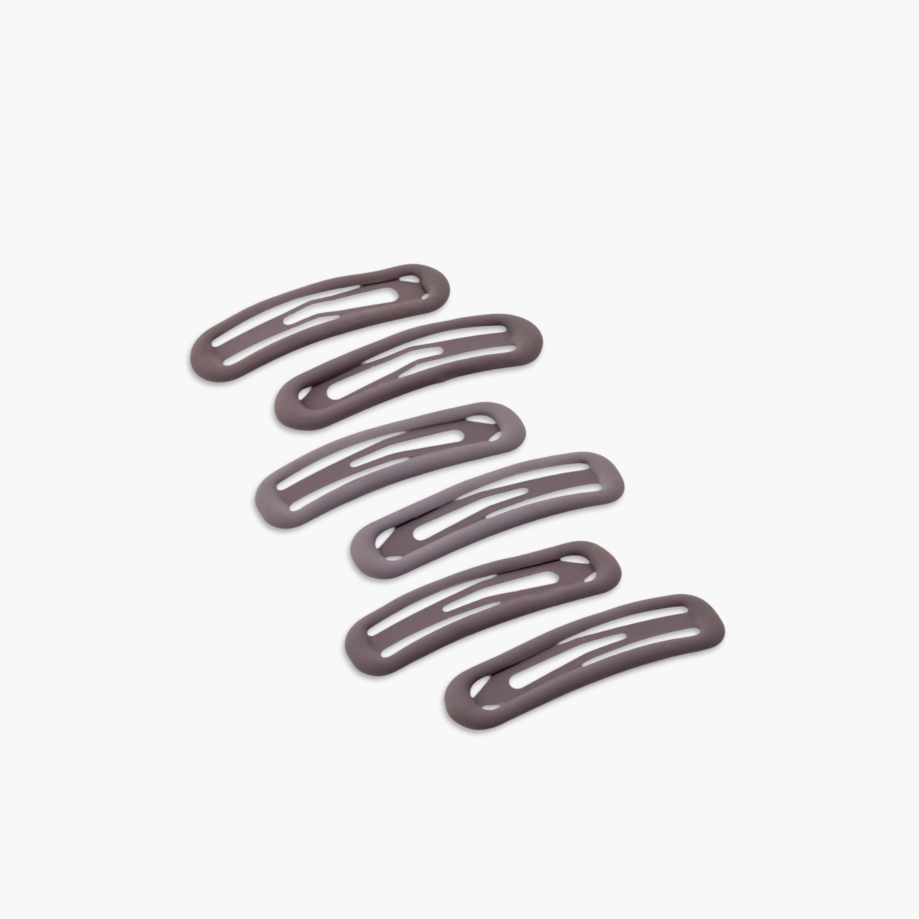 Charmz Solid Snap Hair Clip - Set of 6-girls-accessories-hairaccessories-image-3