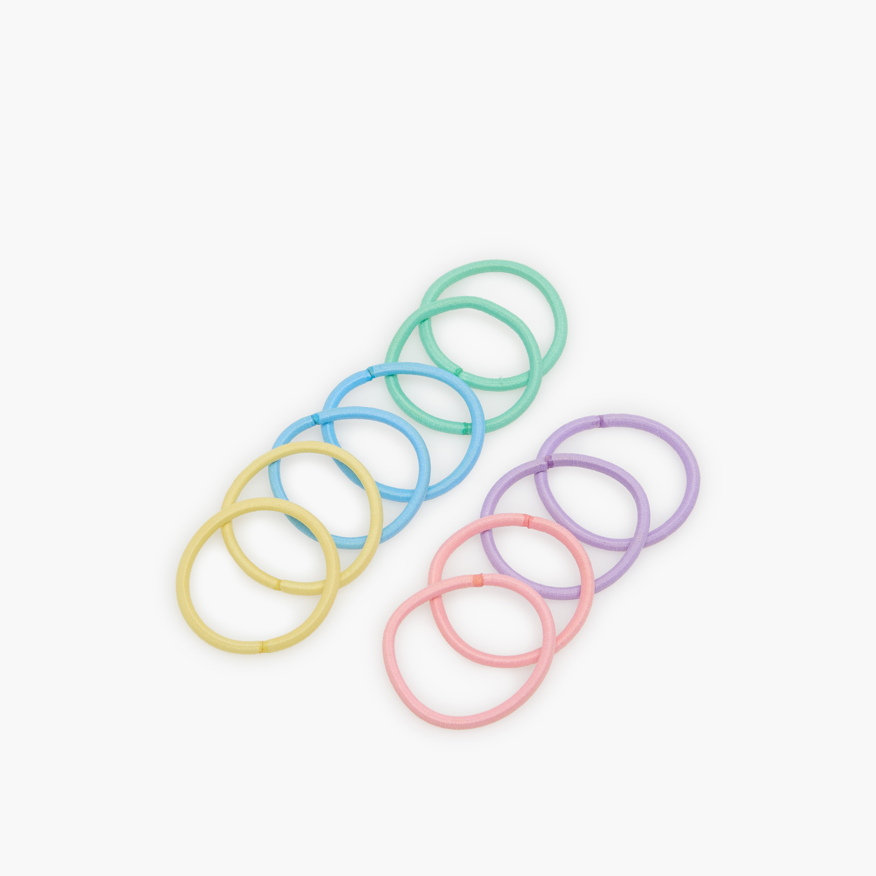 Charmz Solid Hair Tie - Set of 10-girls-accessories-hairaccessories-image-2