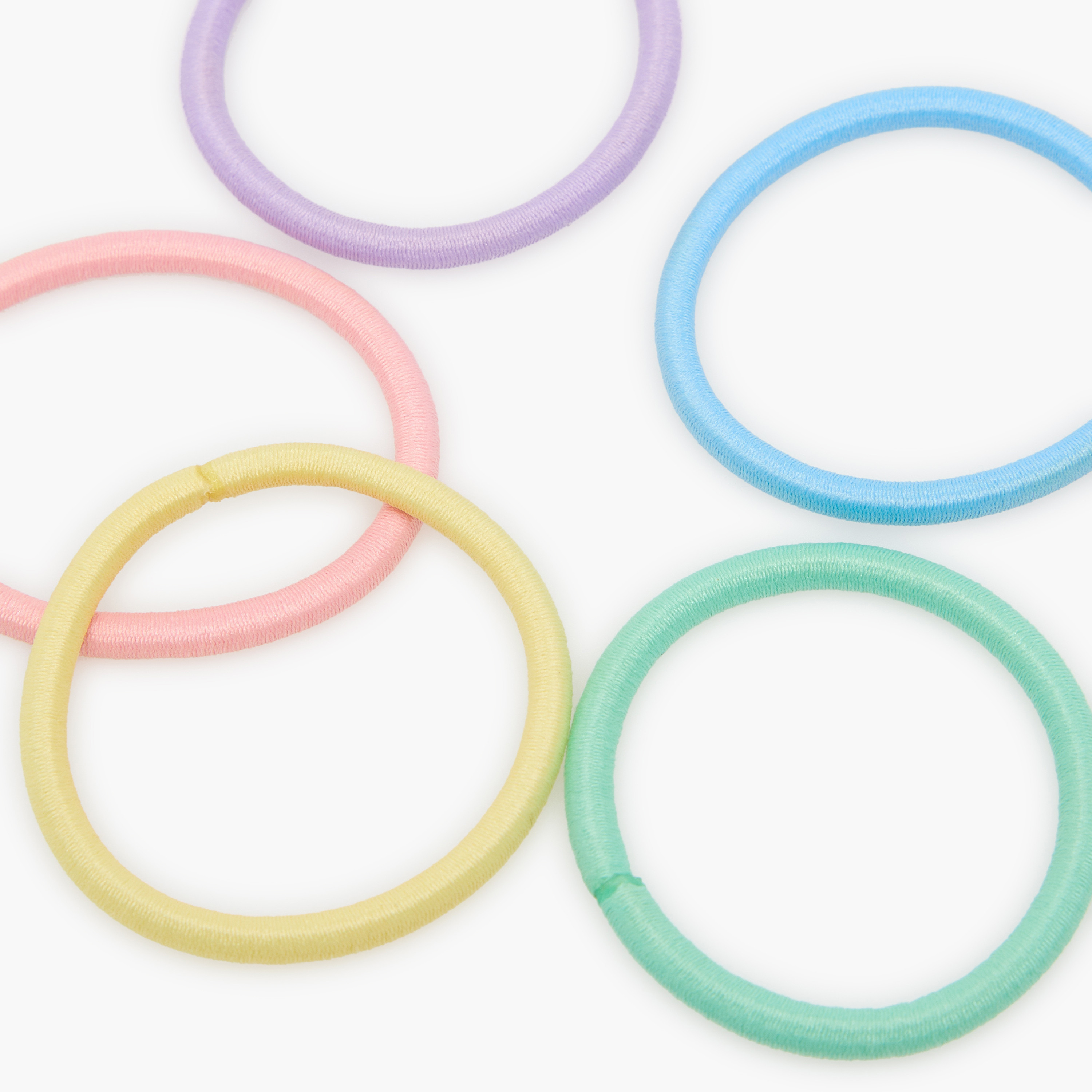 Charmz Solid Hair Tie - Set of 10-girls-accessories-hairaccessories-image-4