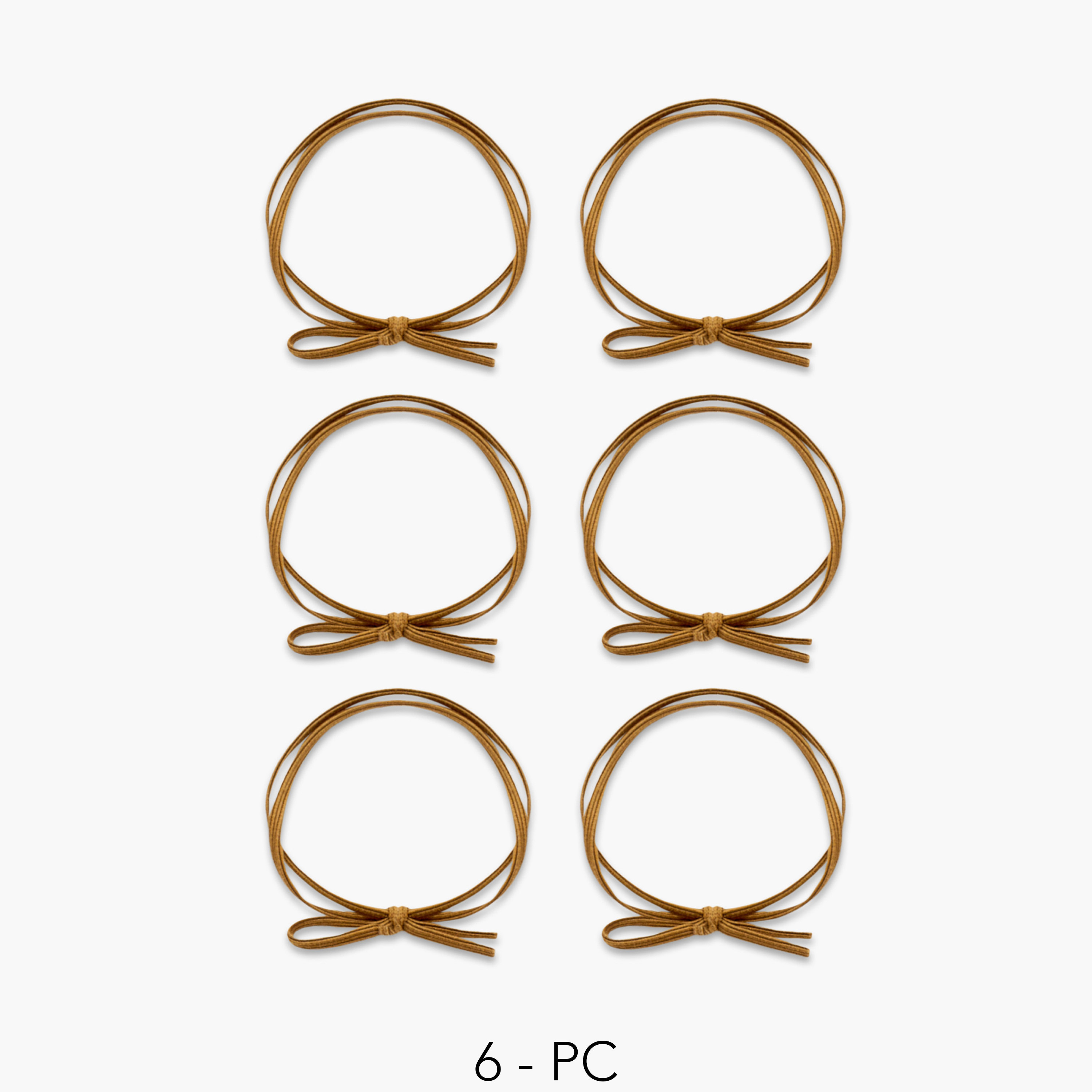 Charmz Solid Hair Tie - Set of 6-girls-accessories-hairaccessories-image-1
