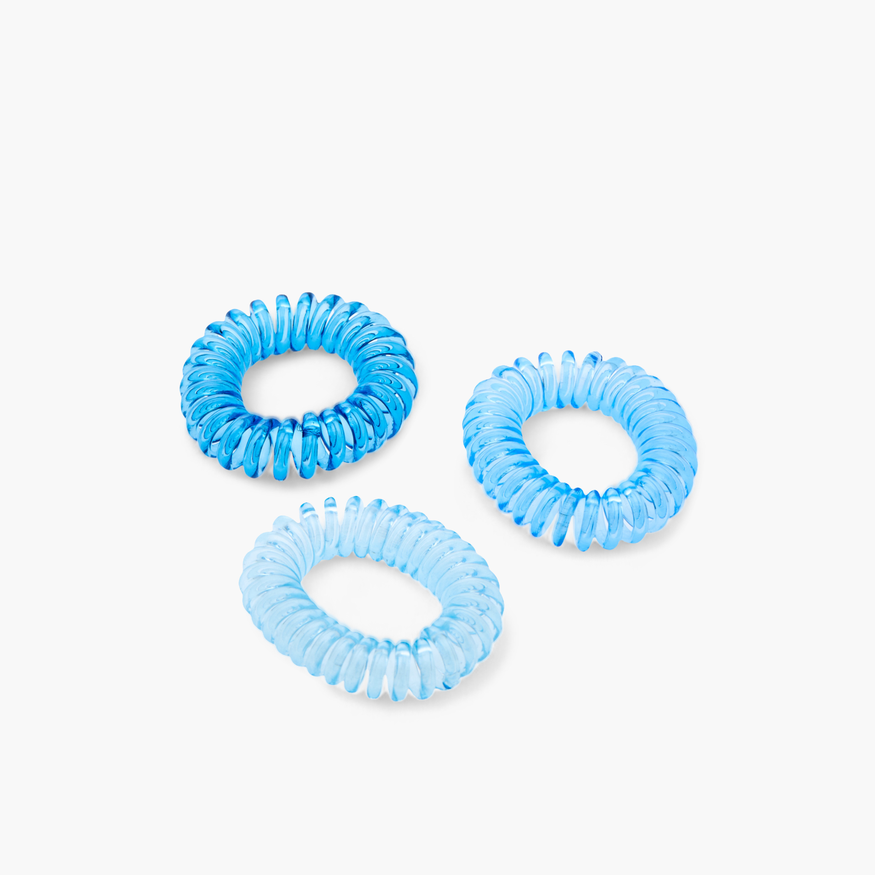 Charmz Plain Spiral Hair Tie - Set of 9-girls-accessories-hairaccessories-image-2