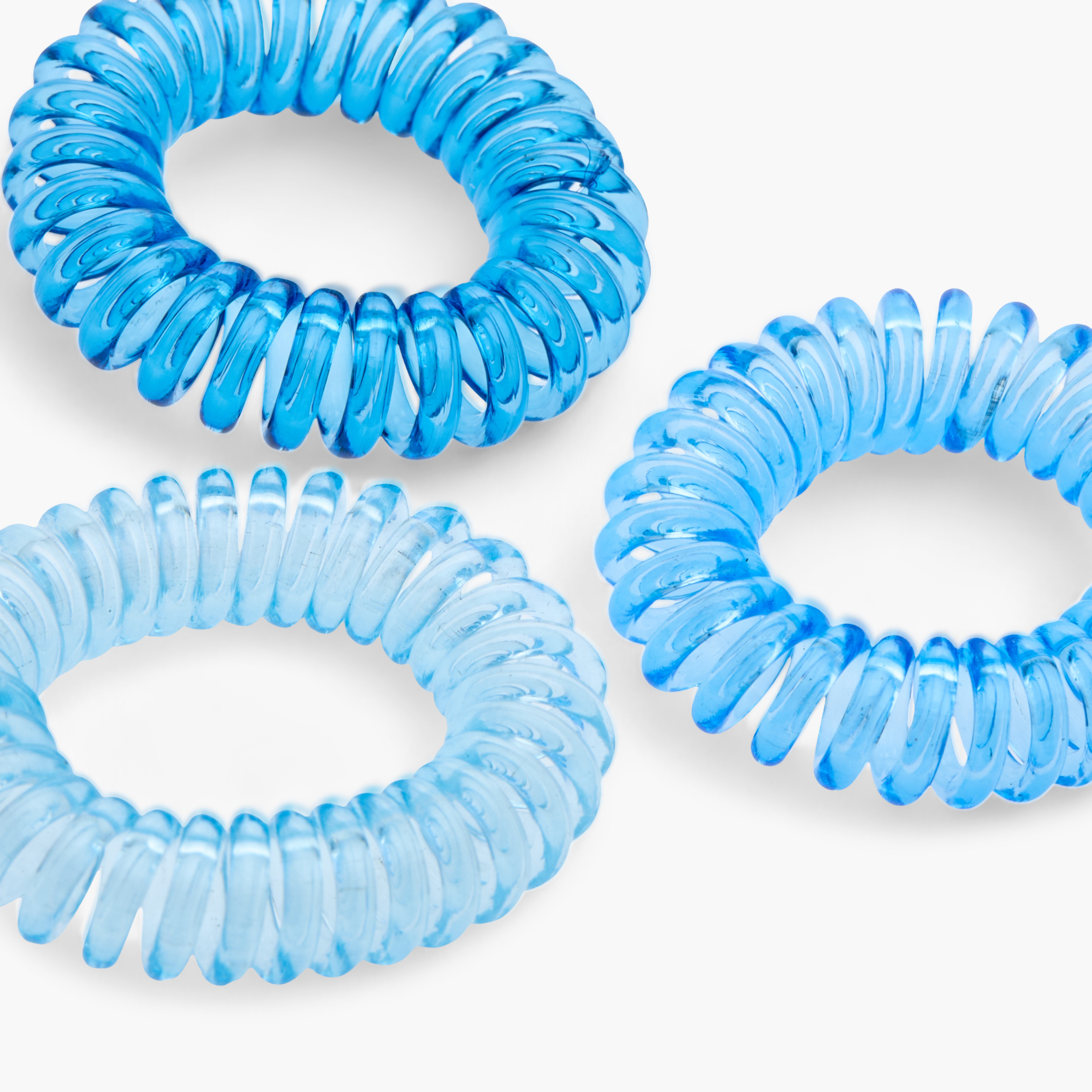 Charmz Plain Spiral Hair Tie - Set of 9-girls-accessories-hairaccessories-image-4