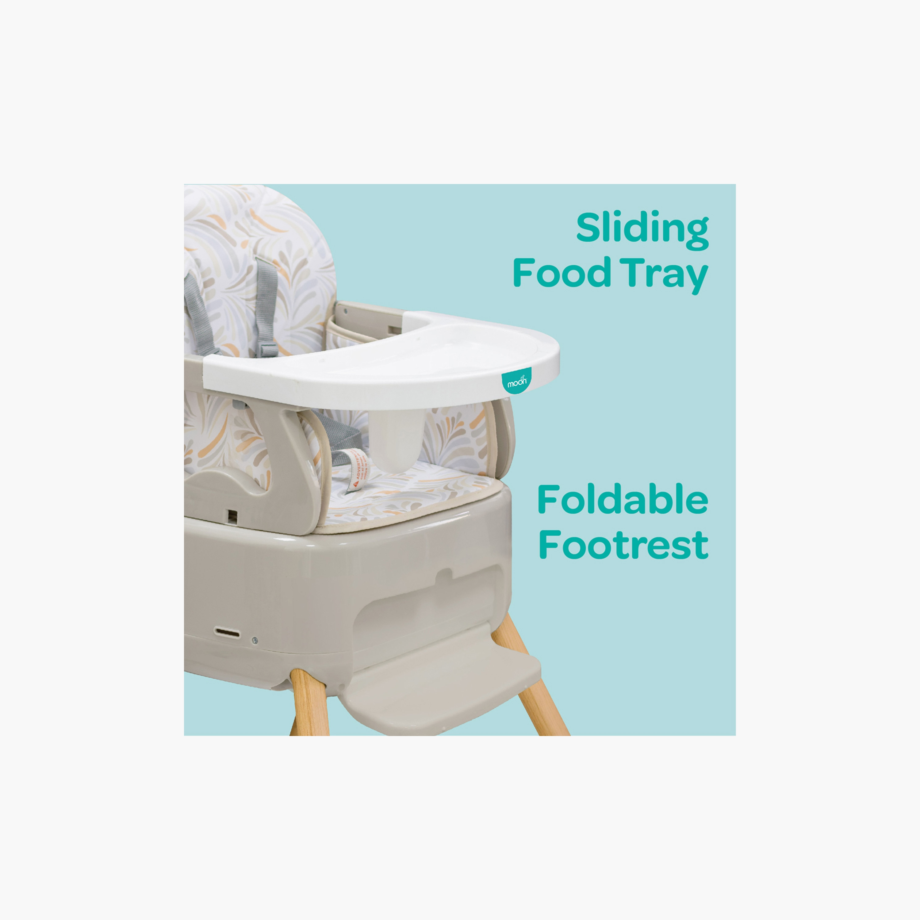 Moon Hiterite 4-in-1 Convertible Highchair with Carry Box - Beige-baby-feeding-highchairsandboosters-image-4