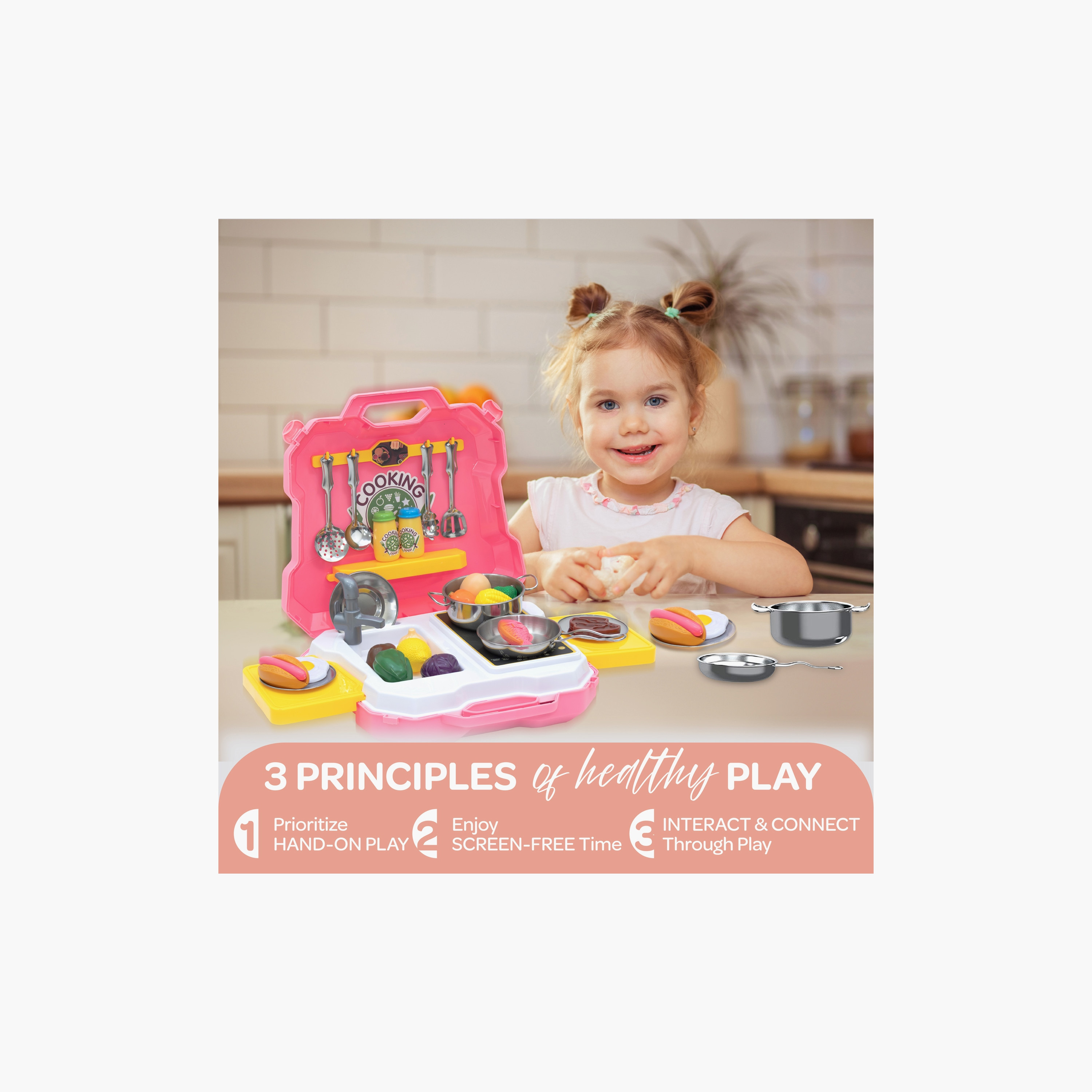Moon 35-Piece Kitchen Expert Junior Chef Stainless Steel Kitchen Set - 3 Years+-toys-roleplay-kitchensets-image-6
