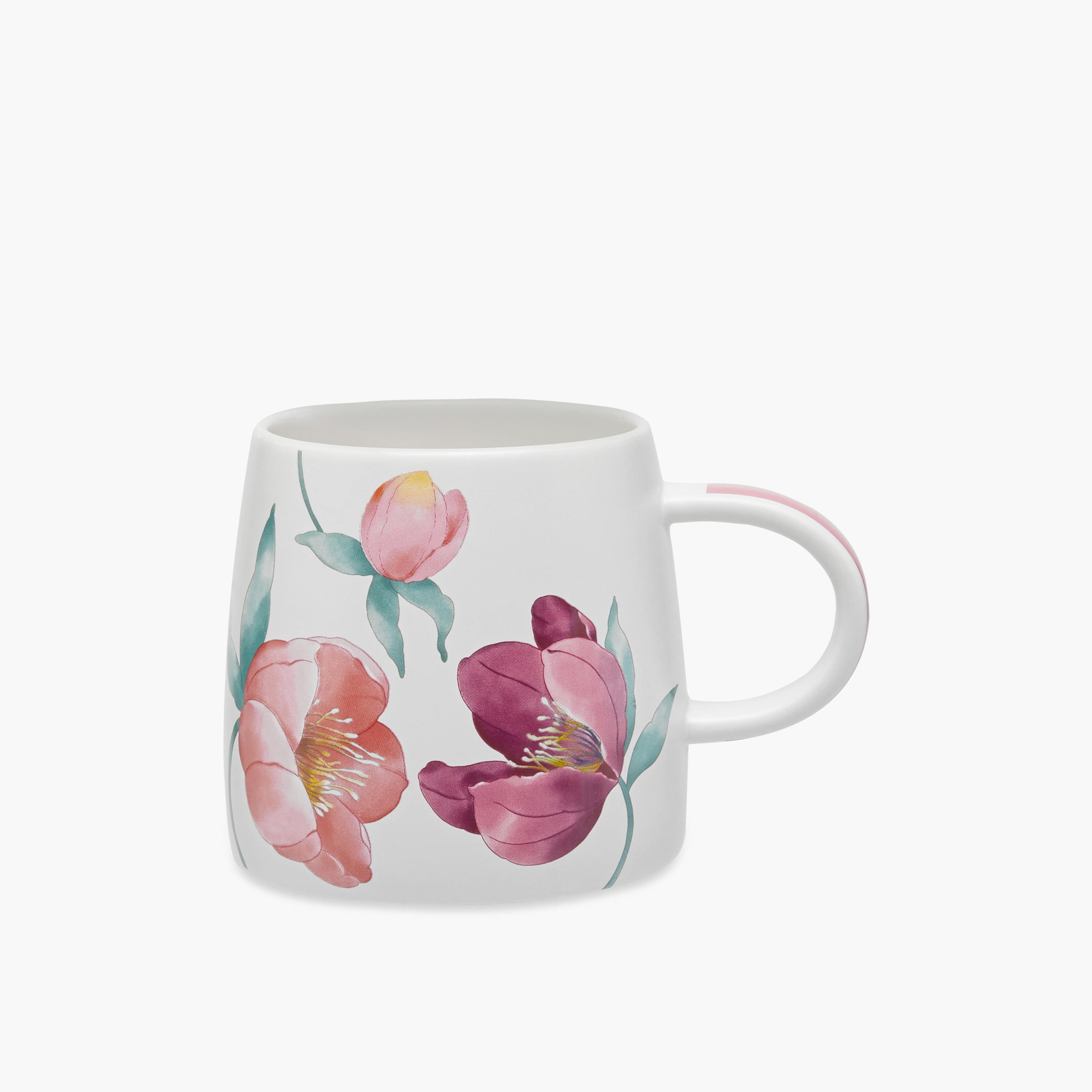 مج خزف صيني بطبعات زهرية - 414 مل-household-dining-teaandcoffee-mugsandcups-image-1