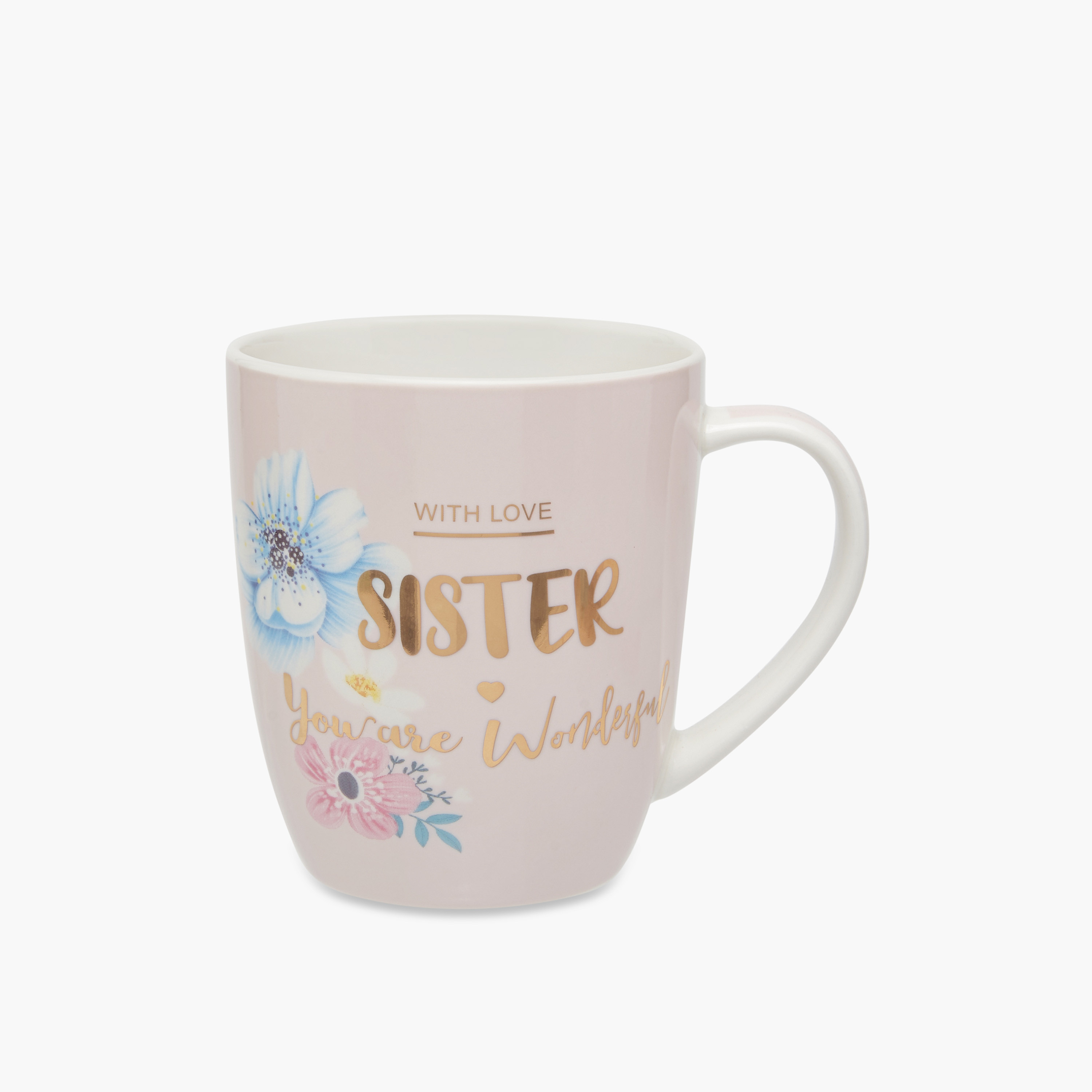 Sister You Are Wonderful New Bone China Mug with Handle - 385 ml-household-dining-teaandcoffee-mugsandcups-image-1