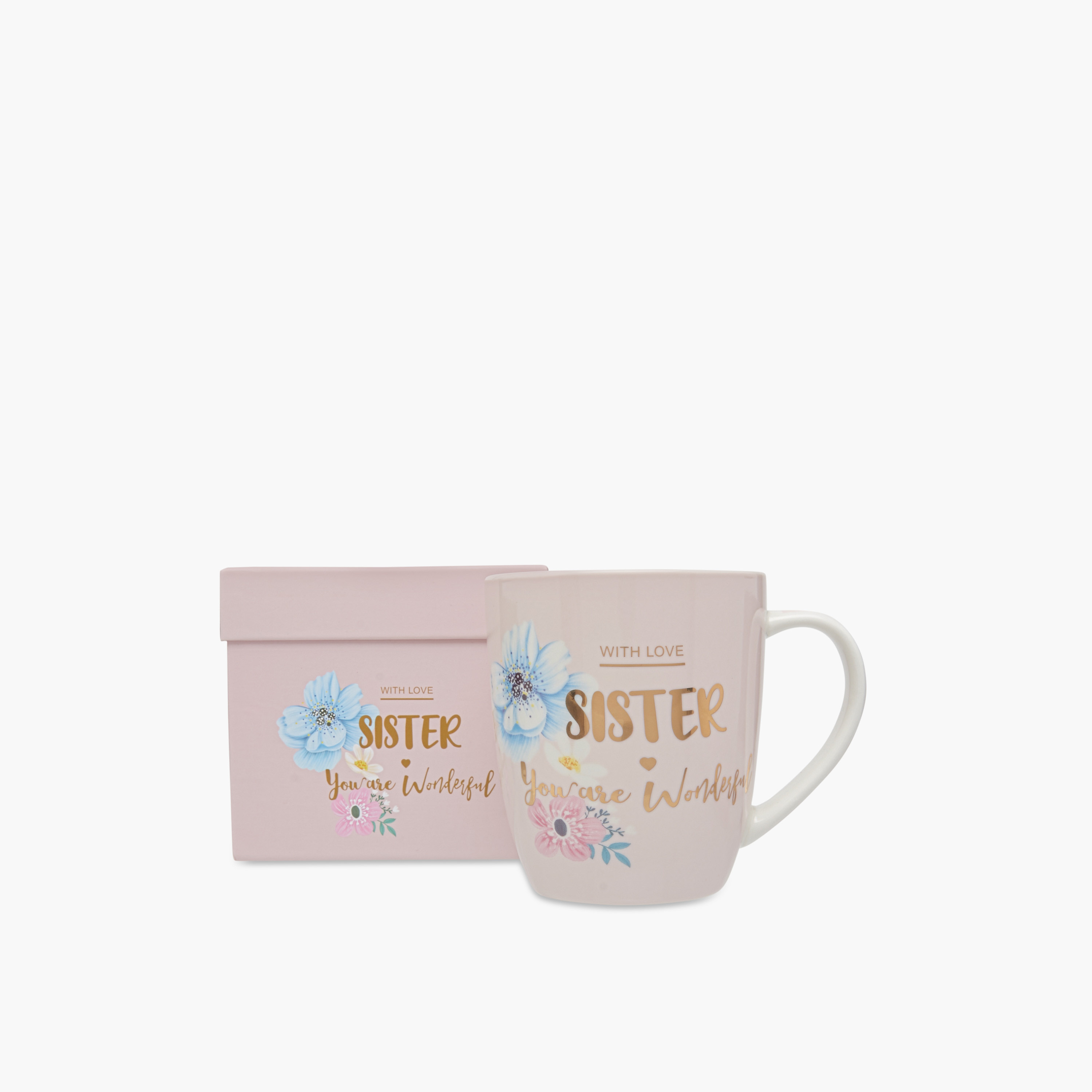 Sister You Are Wonderful New Bone China Mug with Handle - 385 ml-household-dining-teaandcoffee-mugsandcups-image-5