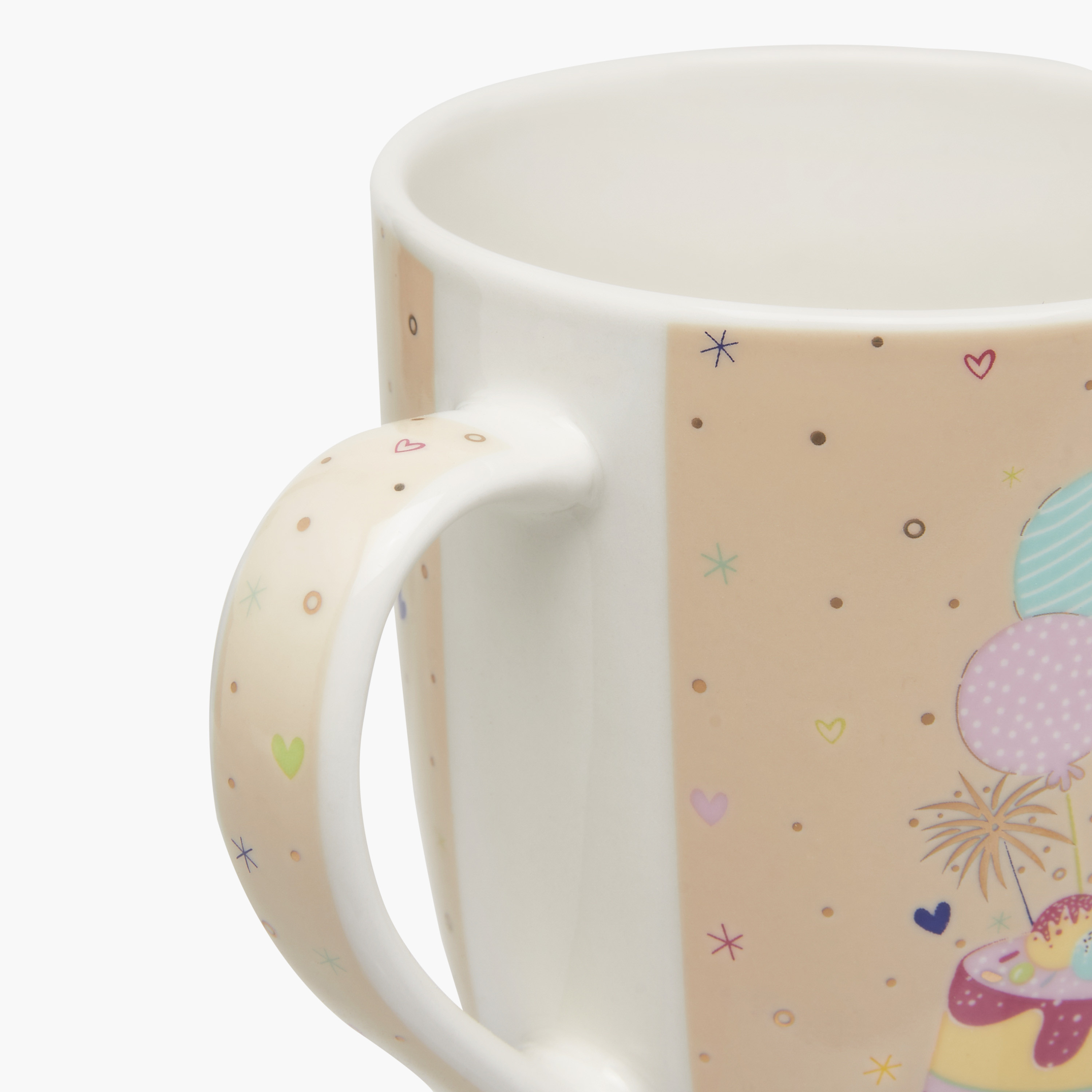 مج خزف صيني بمقبض وطبعات شعار - 355 مل-household-dining-teaandcoffee-mugsandcups-image-4