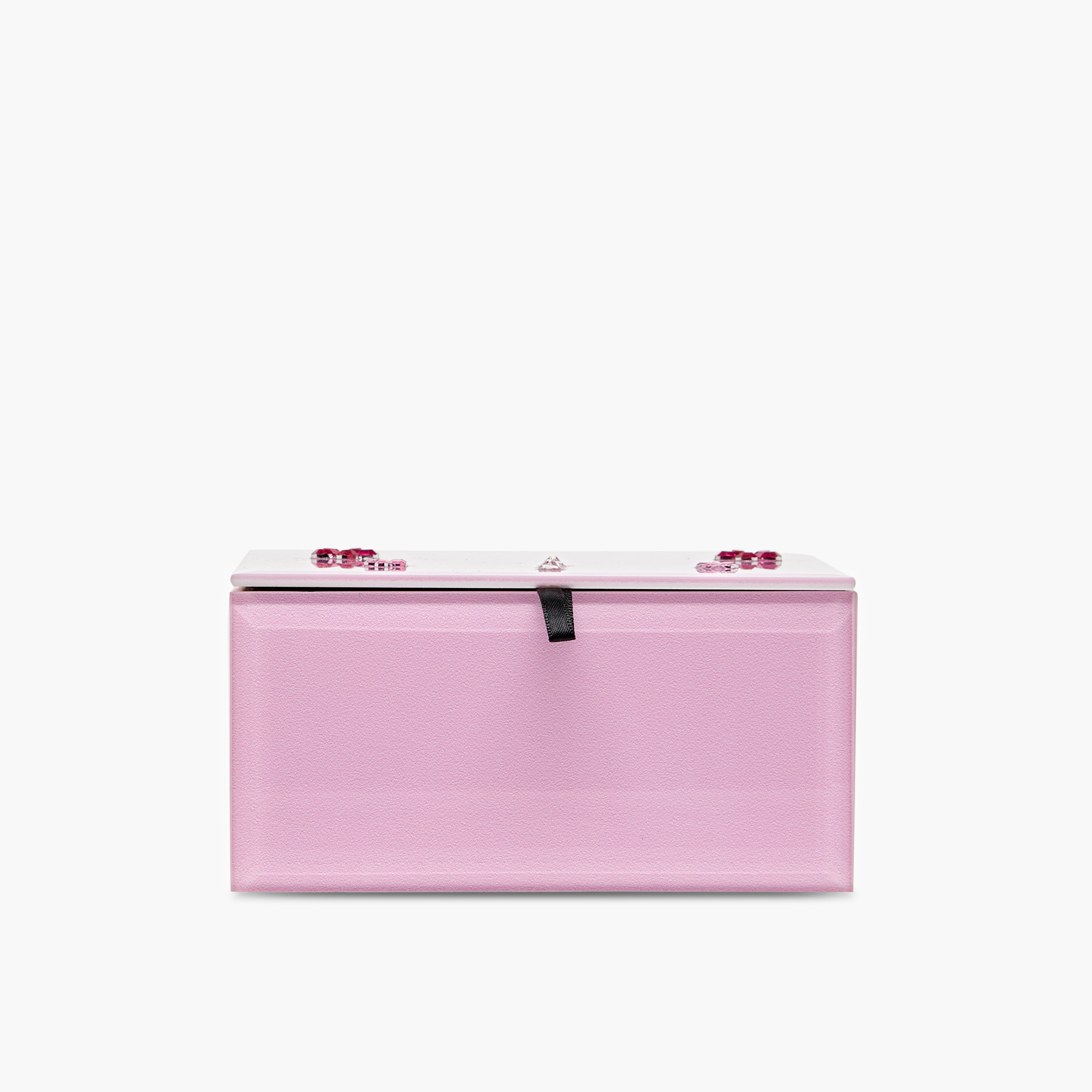 صندوق مجوهرات زجاج بزينة فراشة - 13×13×7 سم-women-watchesandjewellery-jewellery-storage-image-2