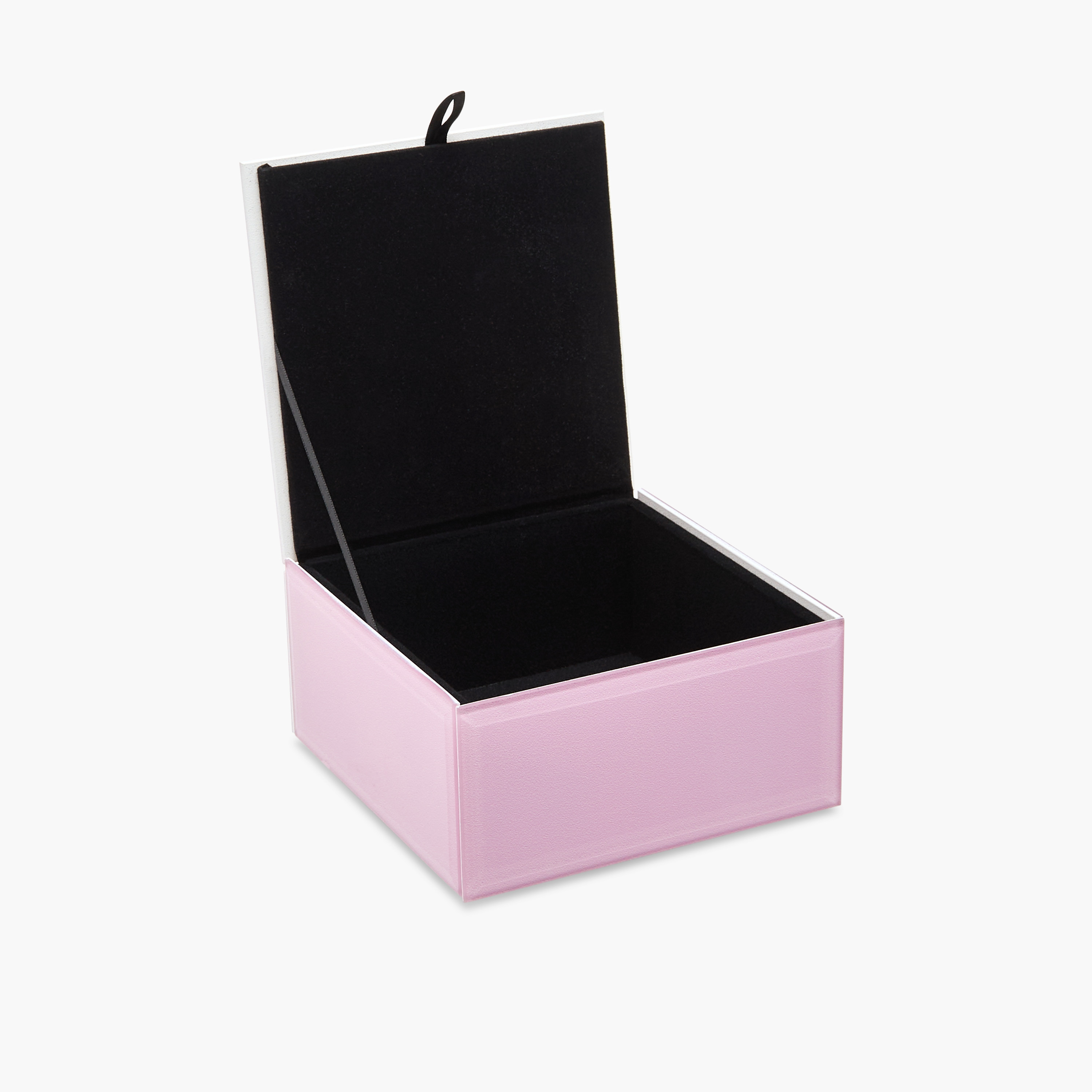 صندوق مجوهرات زجاج بزينة فراشة - 13×13×7 سم-women-watchesandjewellery-jewellery-storage-image-4