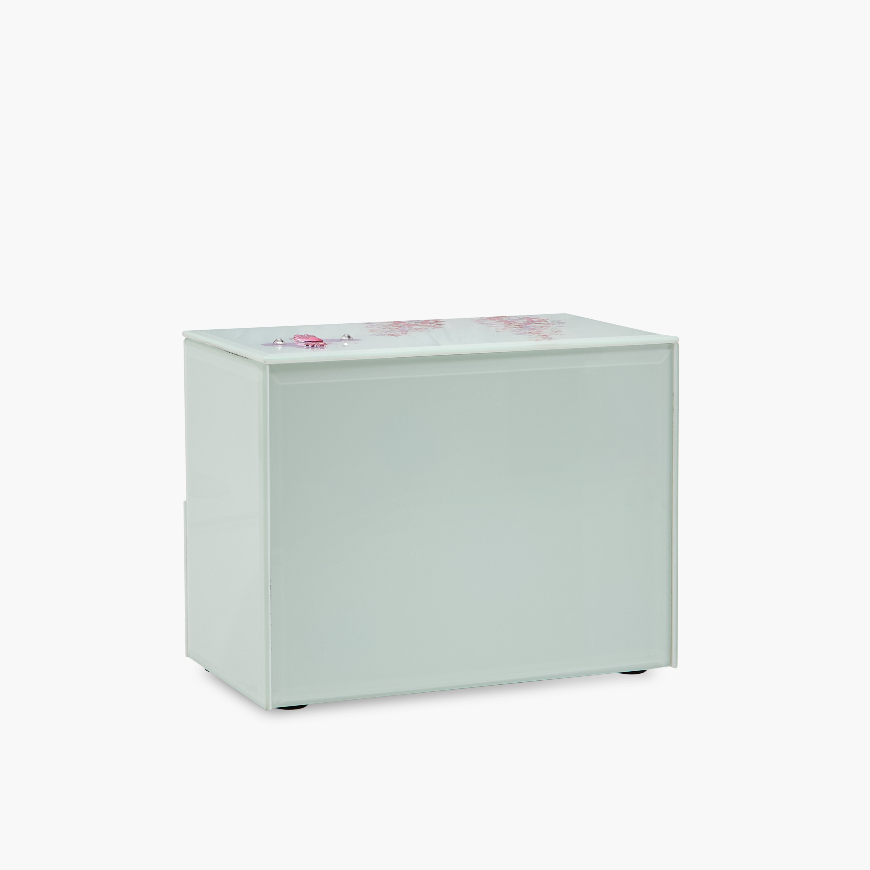Butterfly 2-Drawer Glass Jewellery Box - 18x10x14 cms-women-watchesandjewellery-jewellery-storage-image-3