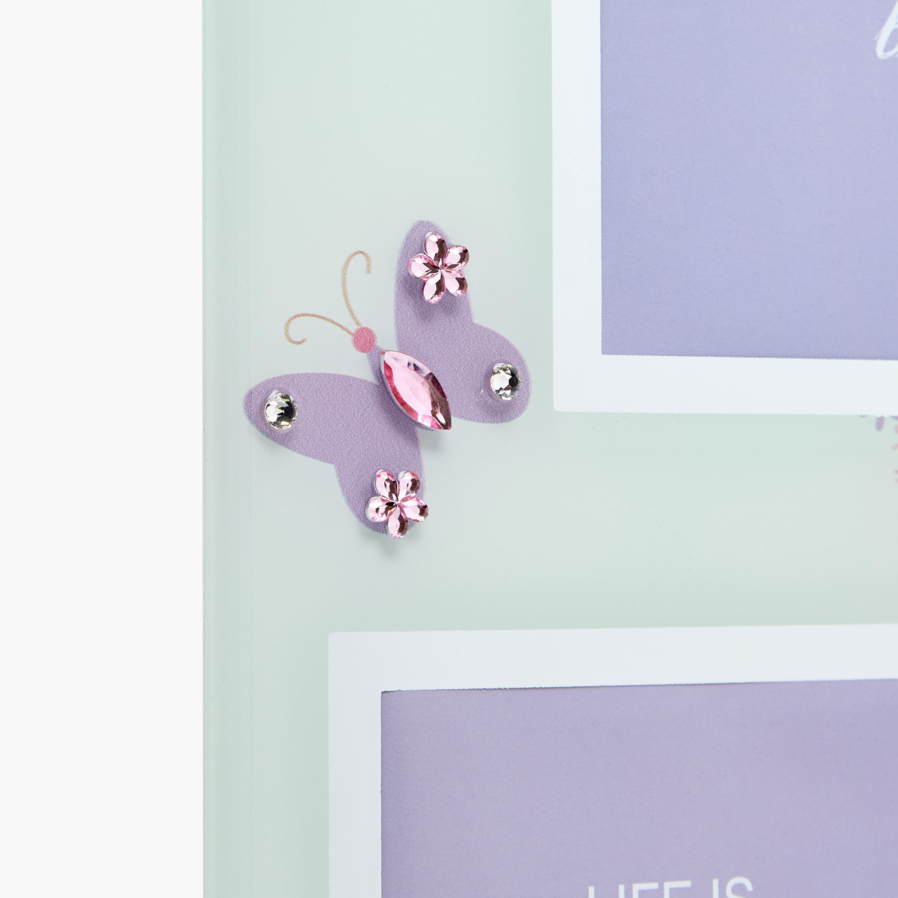 Butterfly Accent Glass Photo Frame - 23x28 cms-household-walldecorandmirrors-photoframes-image-3