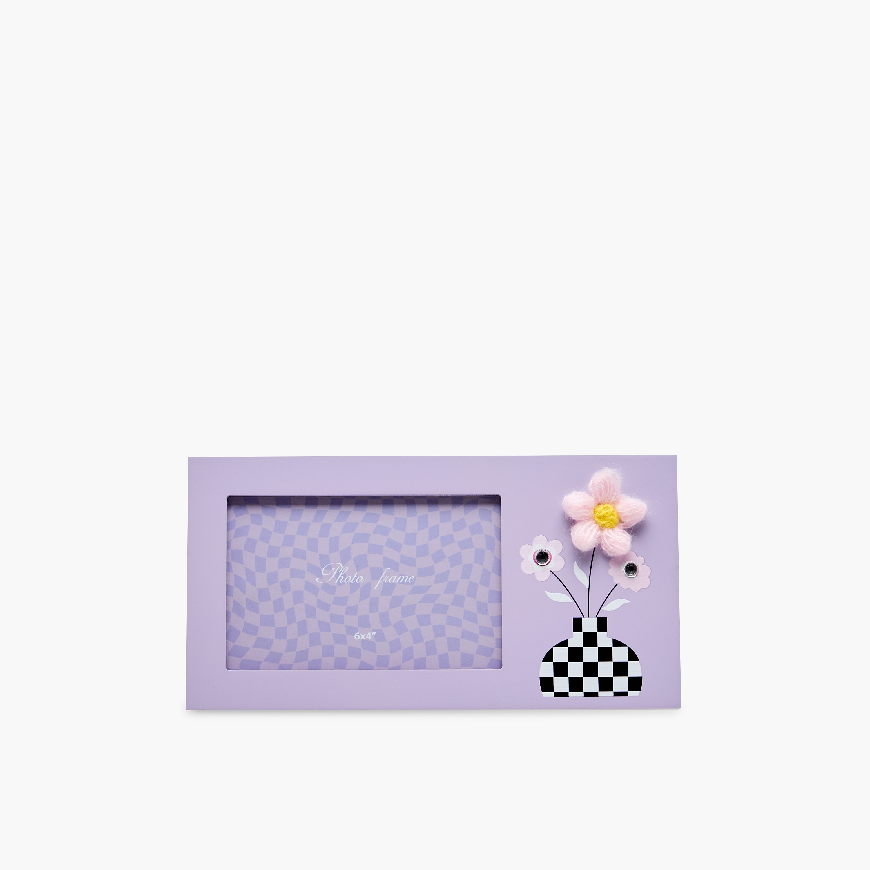 Flower and 3D Vase Photo Frame - 25x13x1 cms-household-walldecorandmirrors-photoframes-image-2