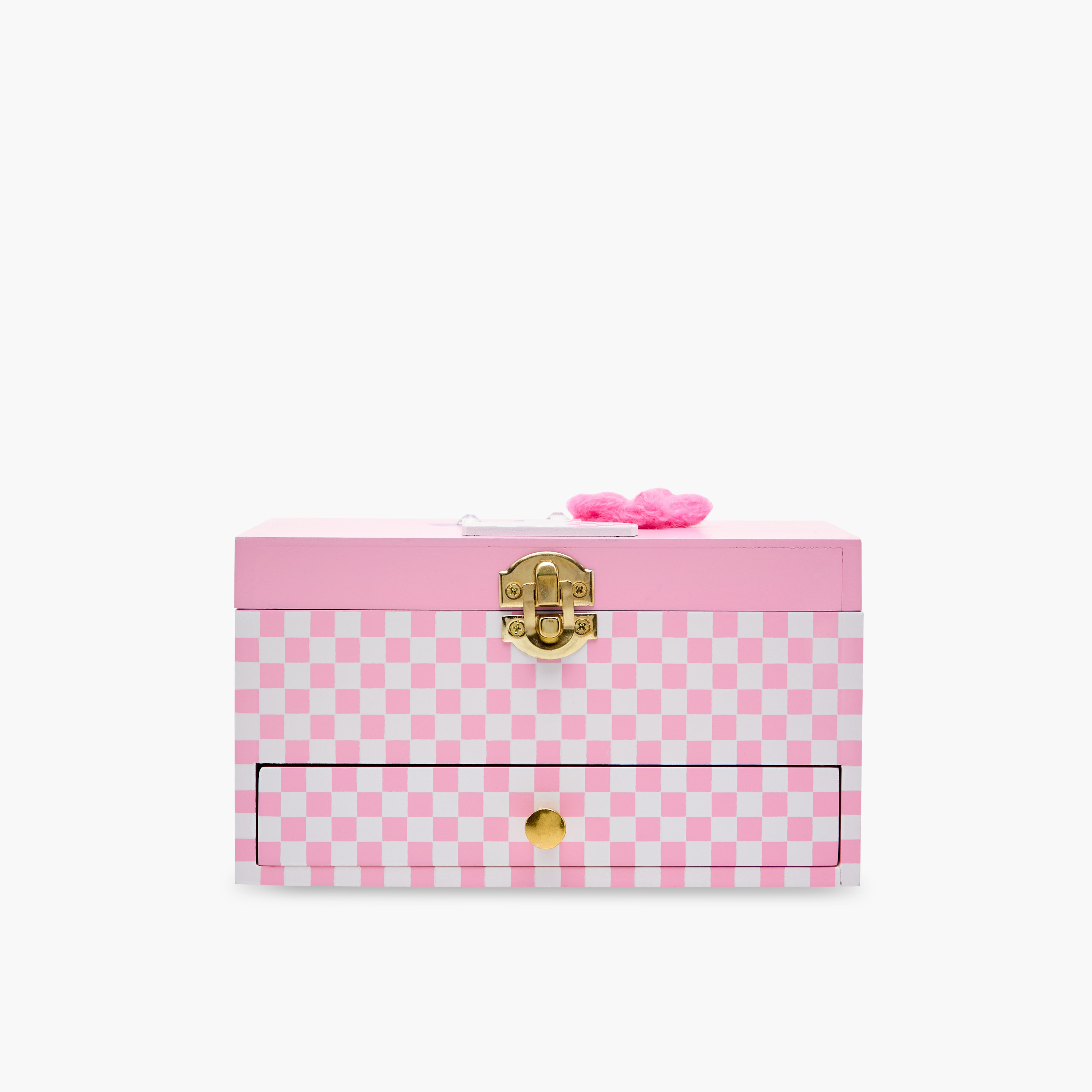 Printed 2-Compartment Musical Jewellery Box -18x12x10 cms-women-watchesandjewellery-jewellery-storage-image-2