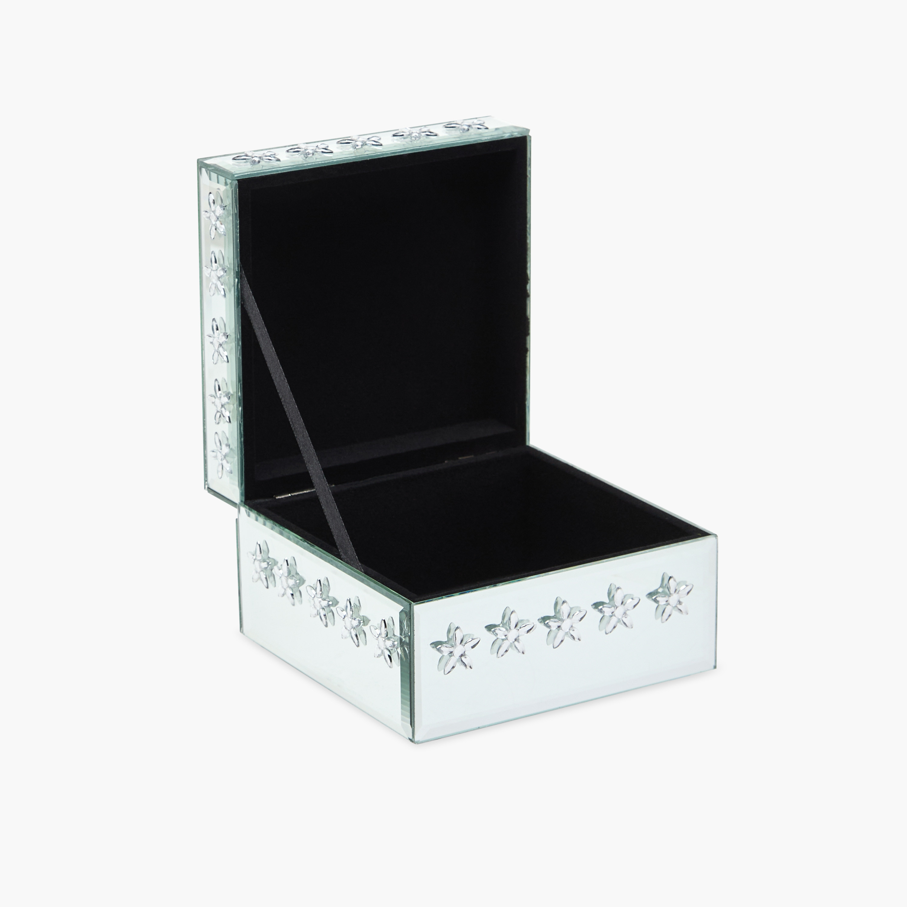 Butterfly 2-Compartment Glass Jewellery Box- 13x13x8 cms-women-watchesandjewellery-jewellery-storage-image-3
