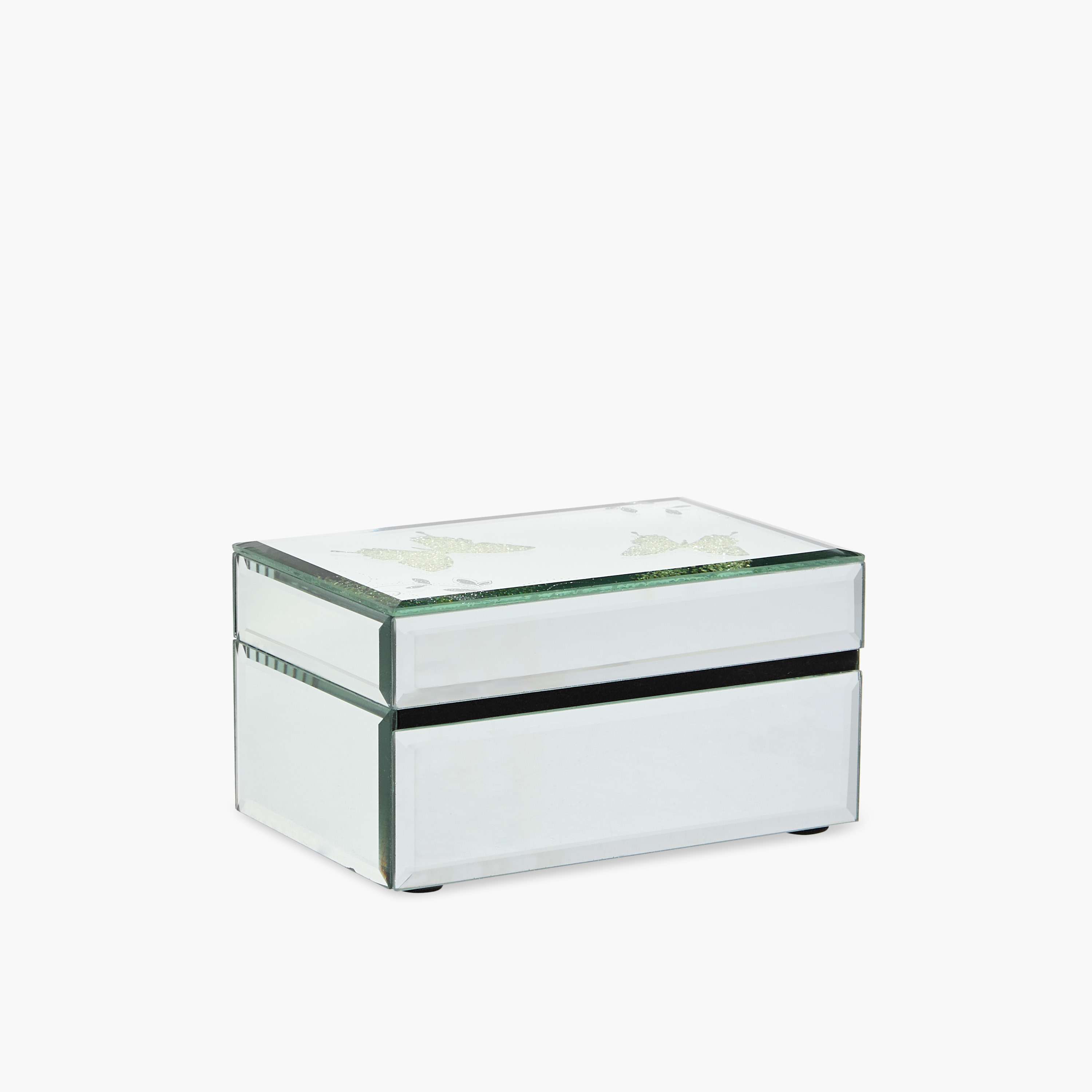 صندوق مجوهرات زجاج على شكل فراشة - 15×10×8 سم-women-watchesandjewellery-jewellery-storage-image-3