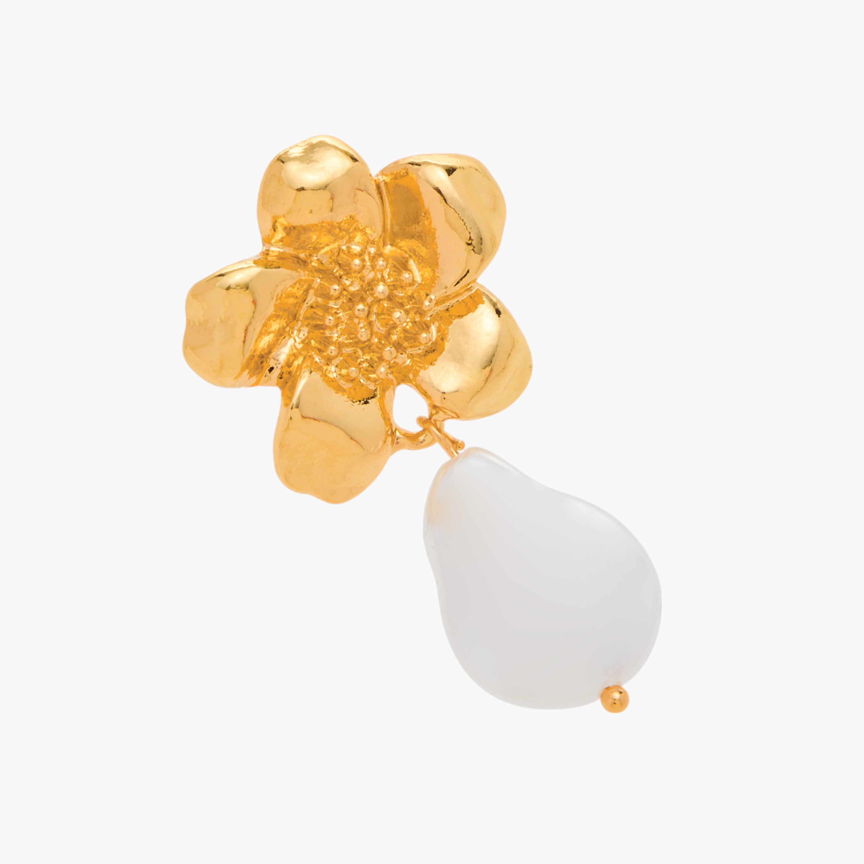 Pearl Drop Earrings with Pushback Closure-women-watchesandjewellery-jewellery-earrings-image-5