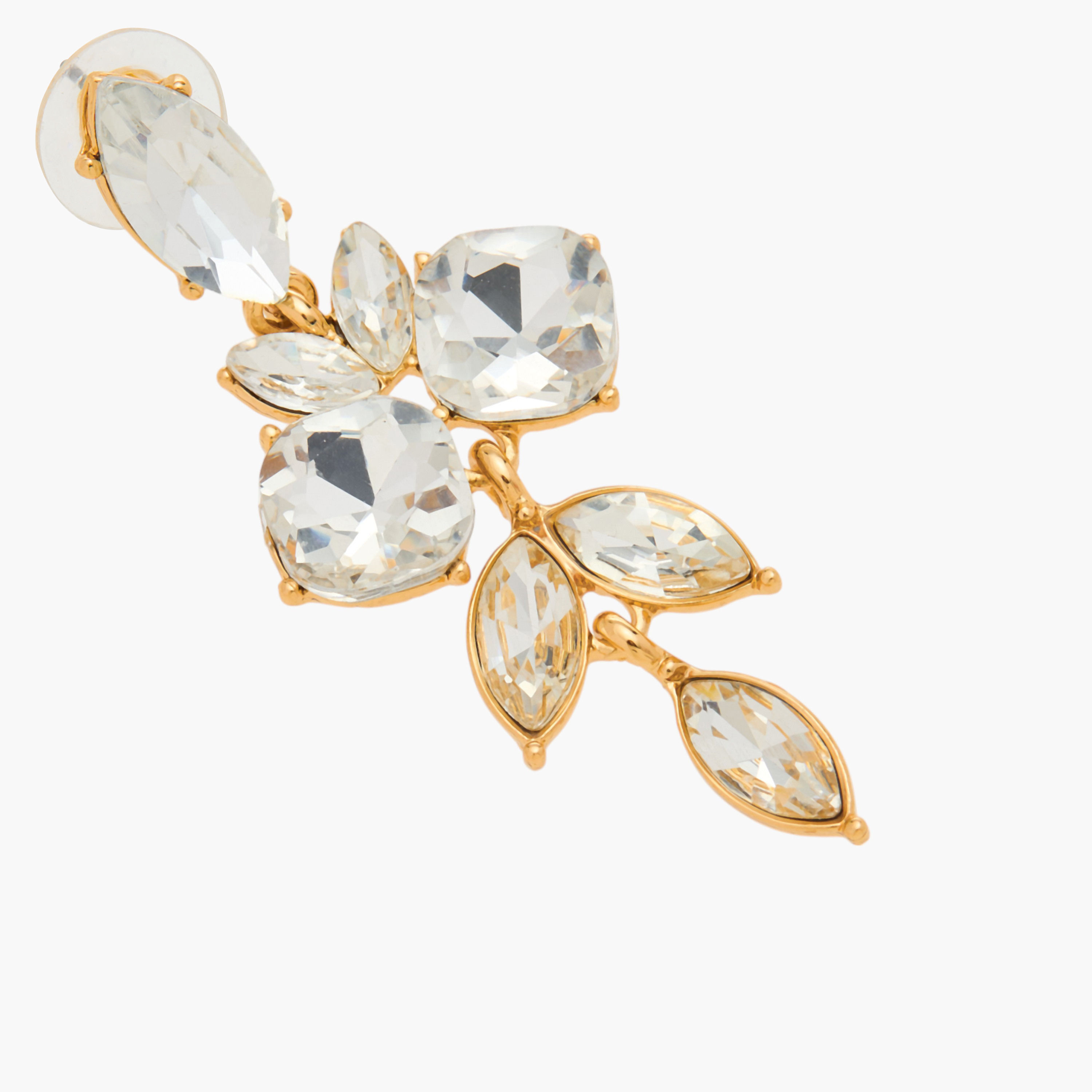 Embellished Dangler Earrings with Pushback Closure-women-watchesandjewellery-jewellery-earrings-image-5