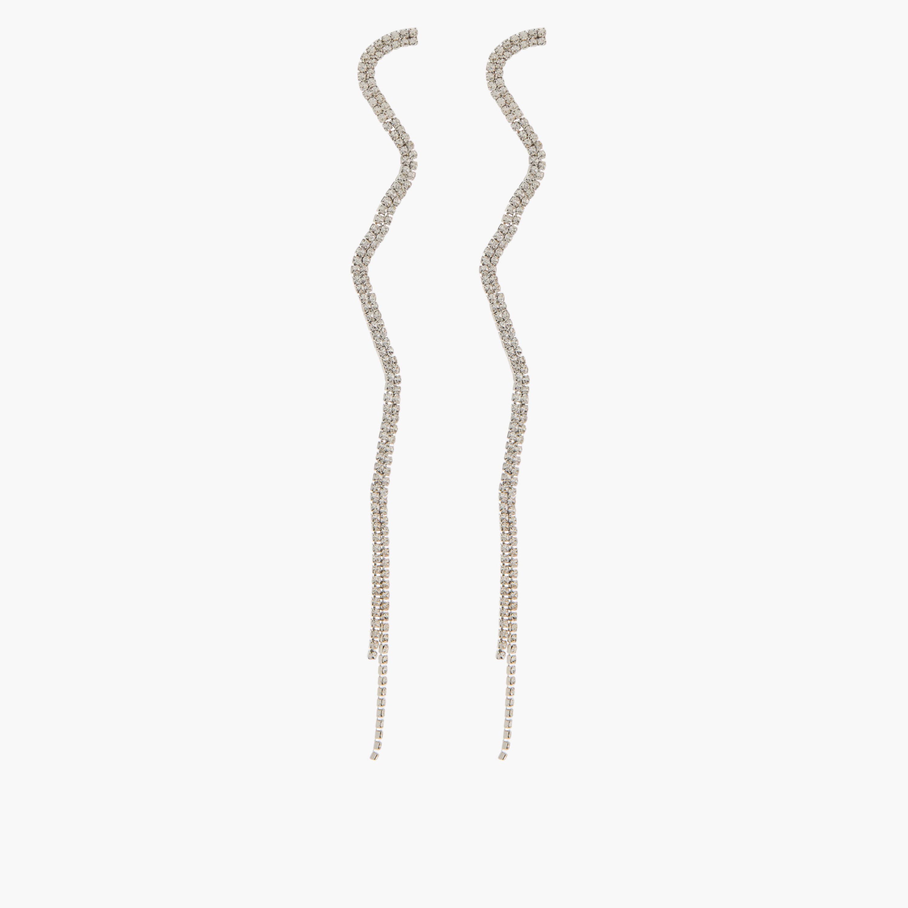 Stone Embellished Dangling Earrings with Pushback Closure-women-watchesandjewellery-jewellery-earrings-image-1