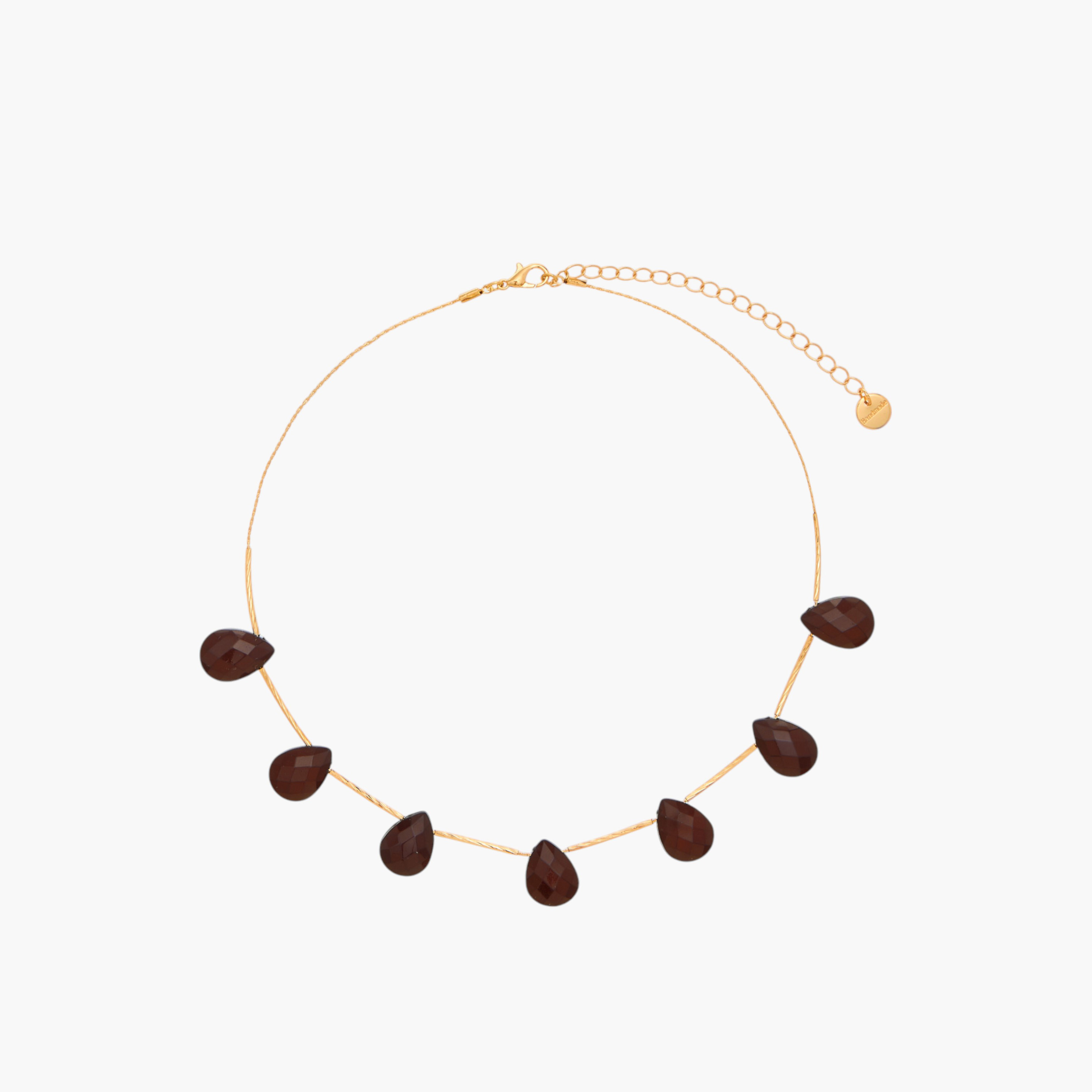 عقد مزين متعدد الطبقات بمشبك إغلاق-women-watchesandjewellery-jewellery-necklacesandpendants-image-4