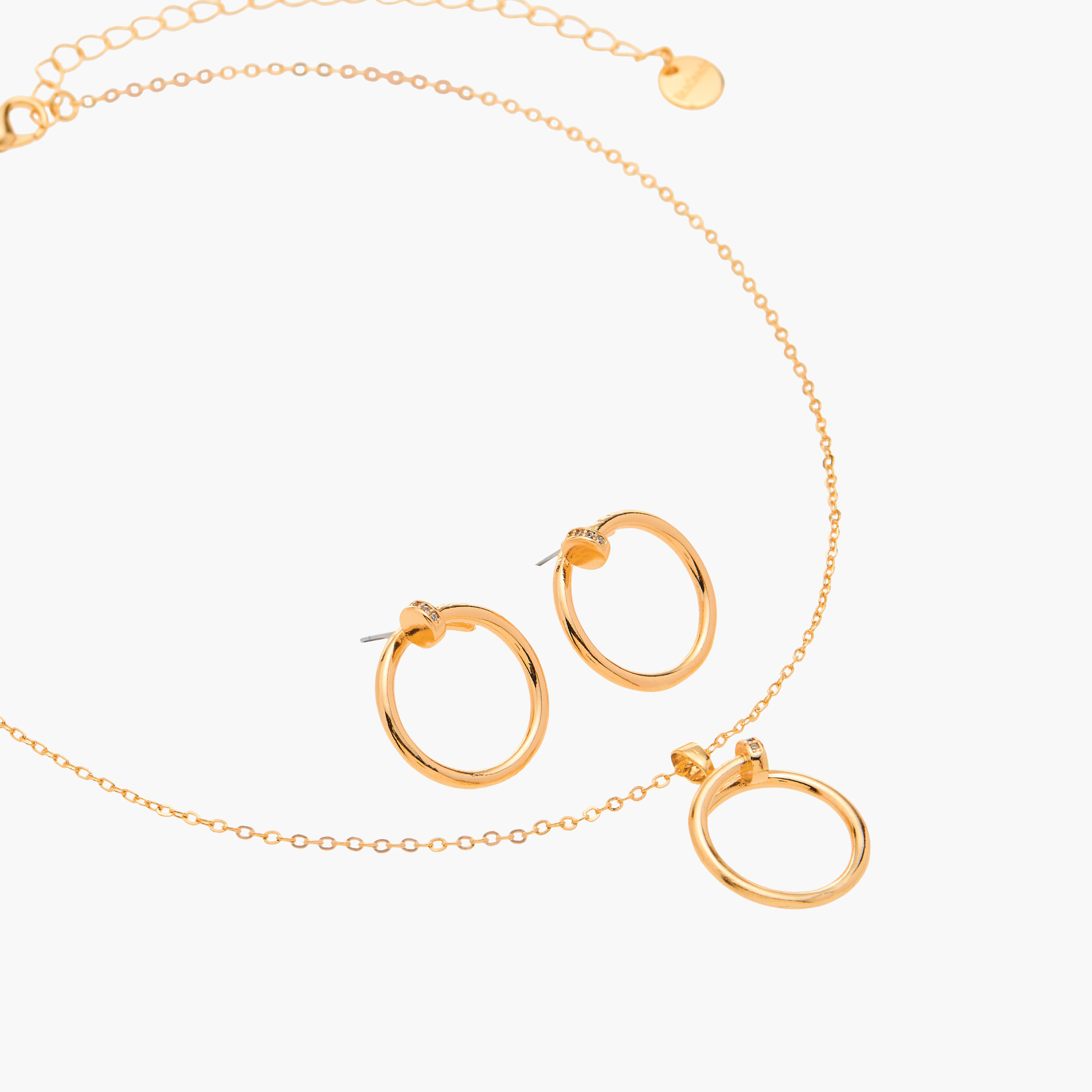 طقم حلق وعقد بدلاية طوق ميتاليك-women-watchesandjewellery-jewellery-jewellerysets-image-3