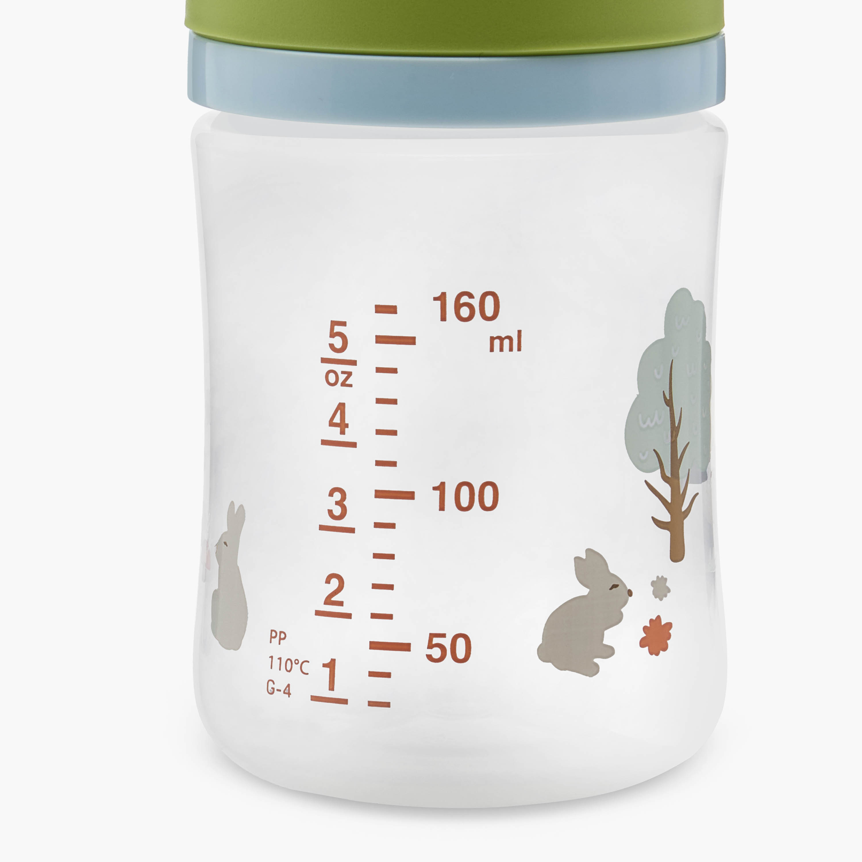 قارورة رضاعة بطبعات أرنب سوفت تاتش من بيجون - 160 مل-baby-feeding-feedingbottles-bottlesandteats-image-8