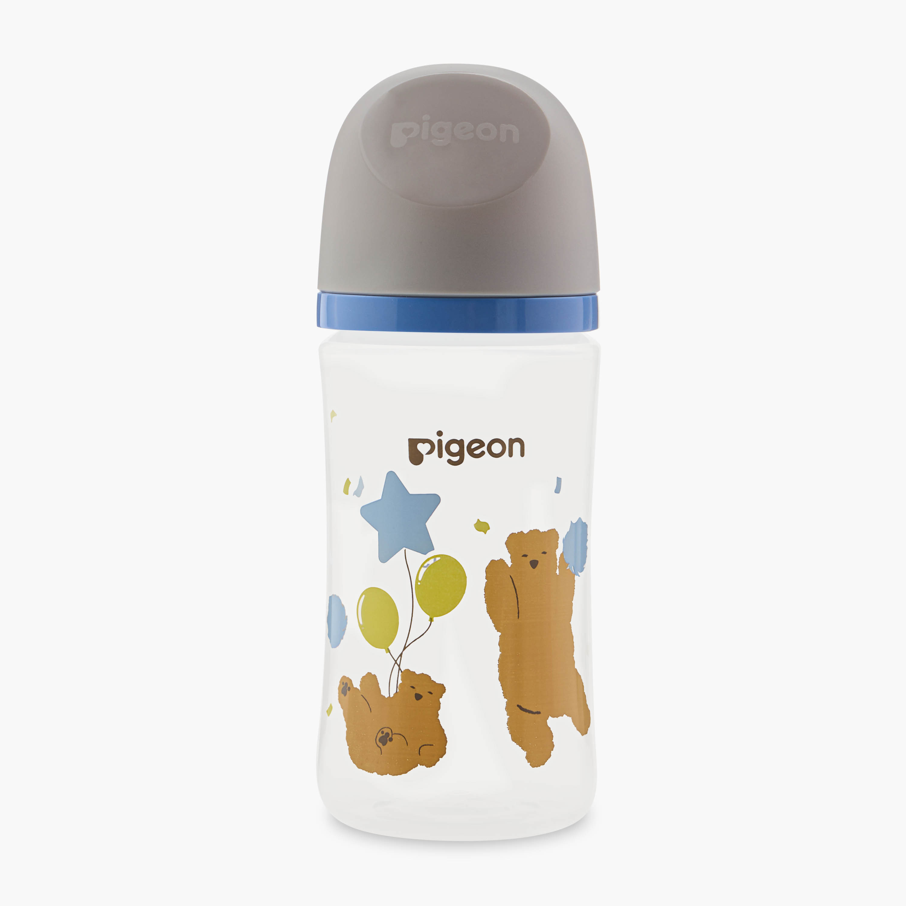 قارورة رضاعة بطبعات دب سوفت تاتش من بيجون - 240 مل-baby-feeding-feedingbottles-bottlesandteats-image-1