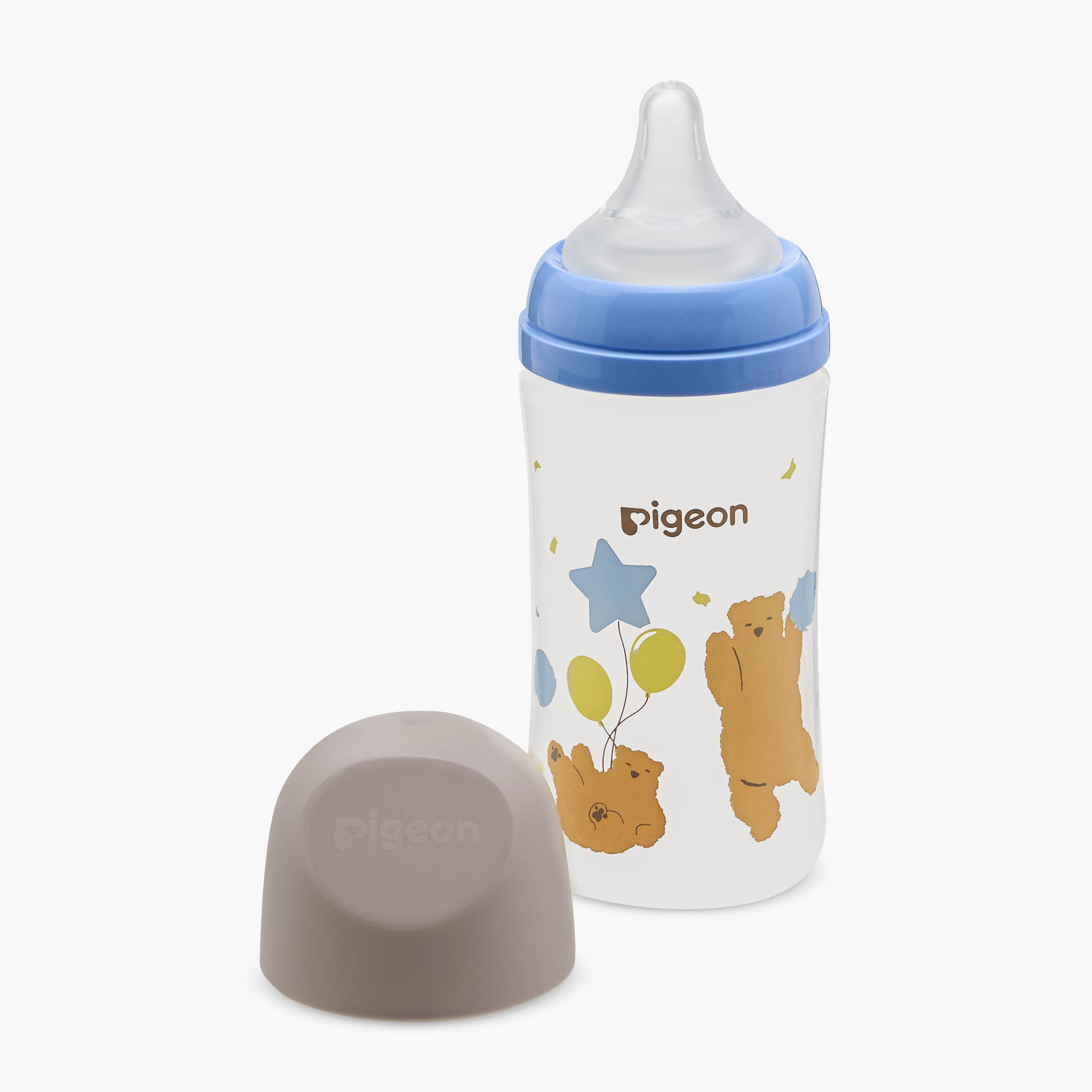 قارورة رضاعة بطبعات دب سوفت تاتش من بيجون - 240 مل-baby-feeding-feedingbottles-bottlesandteats-image-3