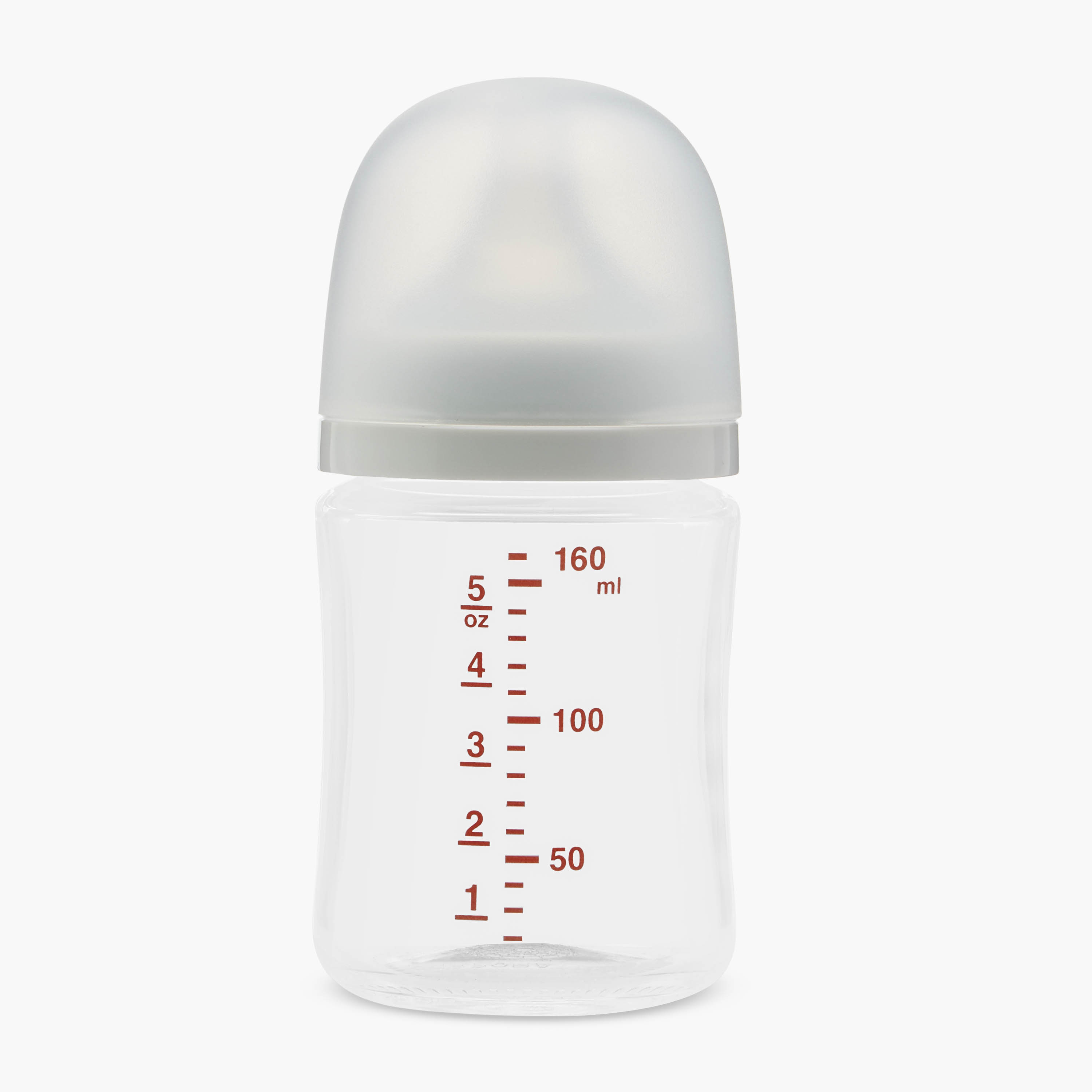 قارورة رضاعة زجاجية واسعة العنق سوفت تاتش من بيجون - 160 مل-baby-feeding-feedingbottles-bottlesandteats-image-2