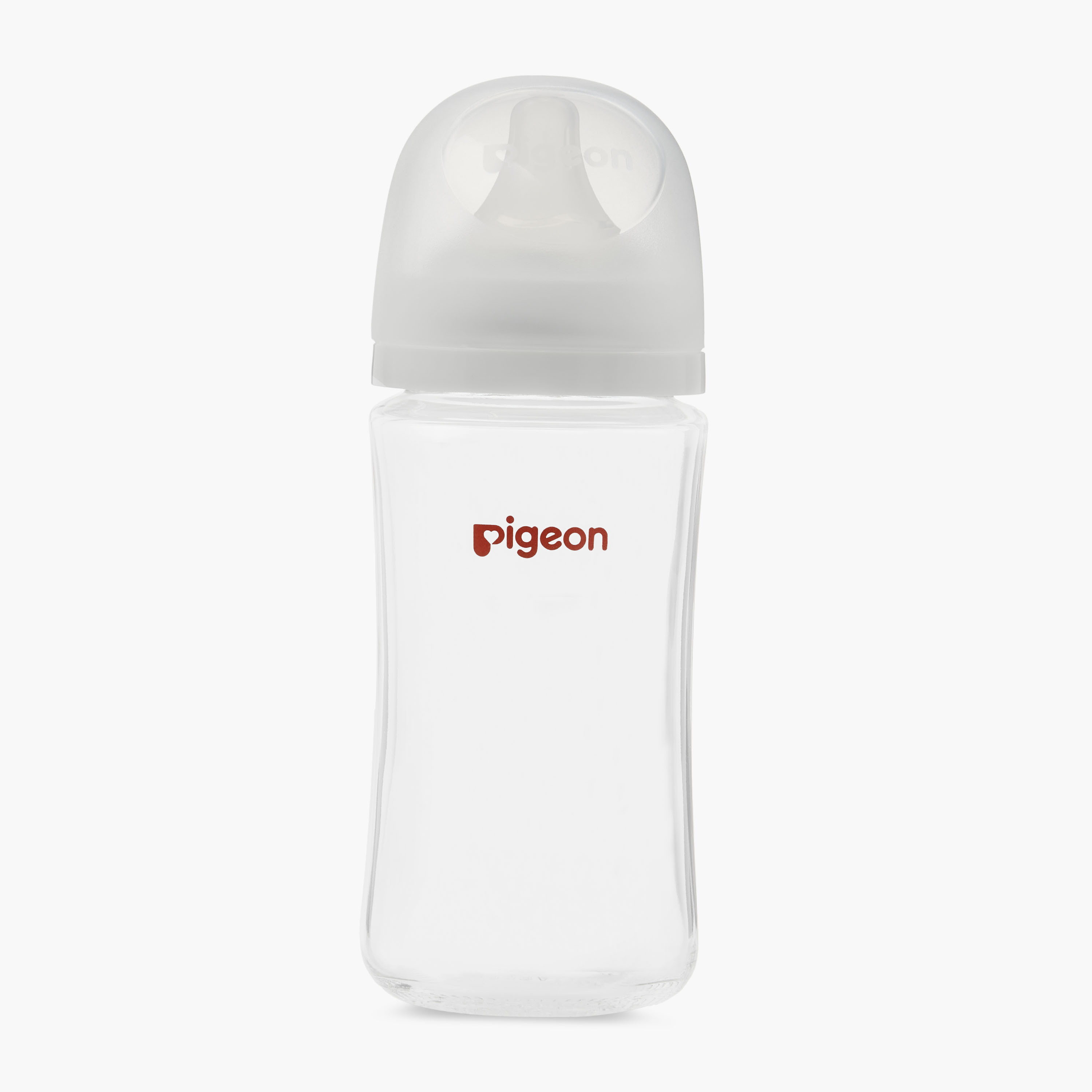 Pigeon Borosilicate Glass Nursing Bottle - 240 ml-baby-feeding-feedingbottles-bottlesandteats-image-1