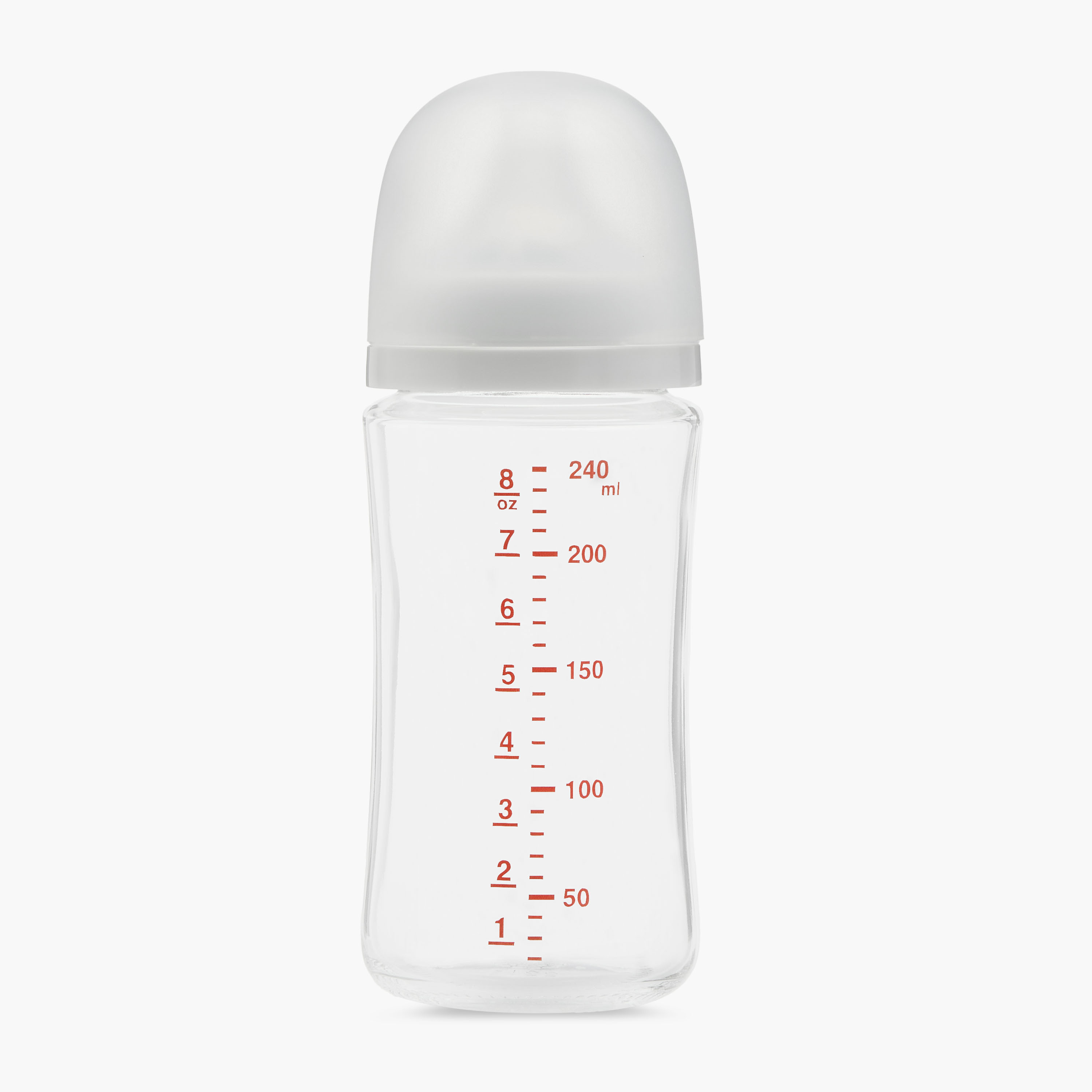 Pigeon Borosilicate Glass Nursing Bottle - 240 ml-baby-feeding-feedingbottles-bottlesandteats-image-2