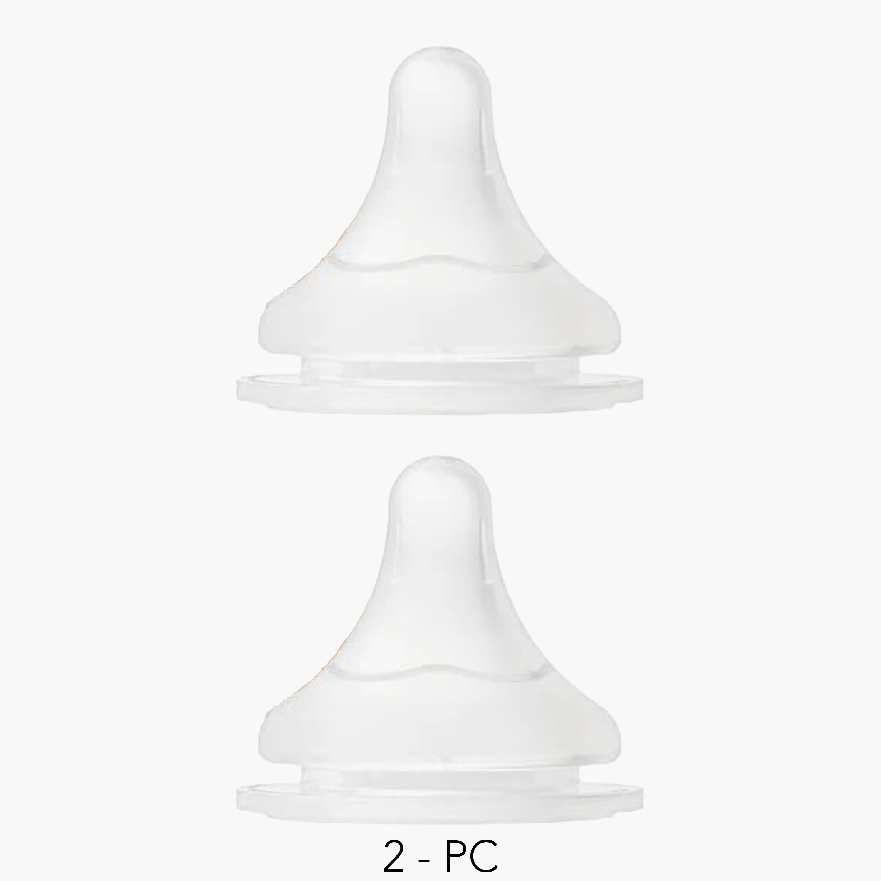 حلمة رضّاعة بعنق واسع من بيجون - عبوة من قطعتين-baby-feeding-feedingbottles-bottlesandteats-image-1