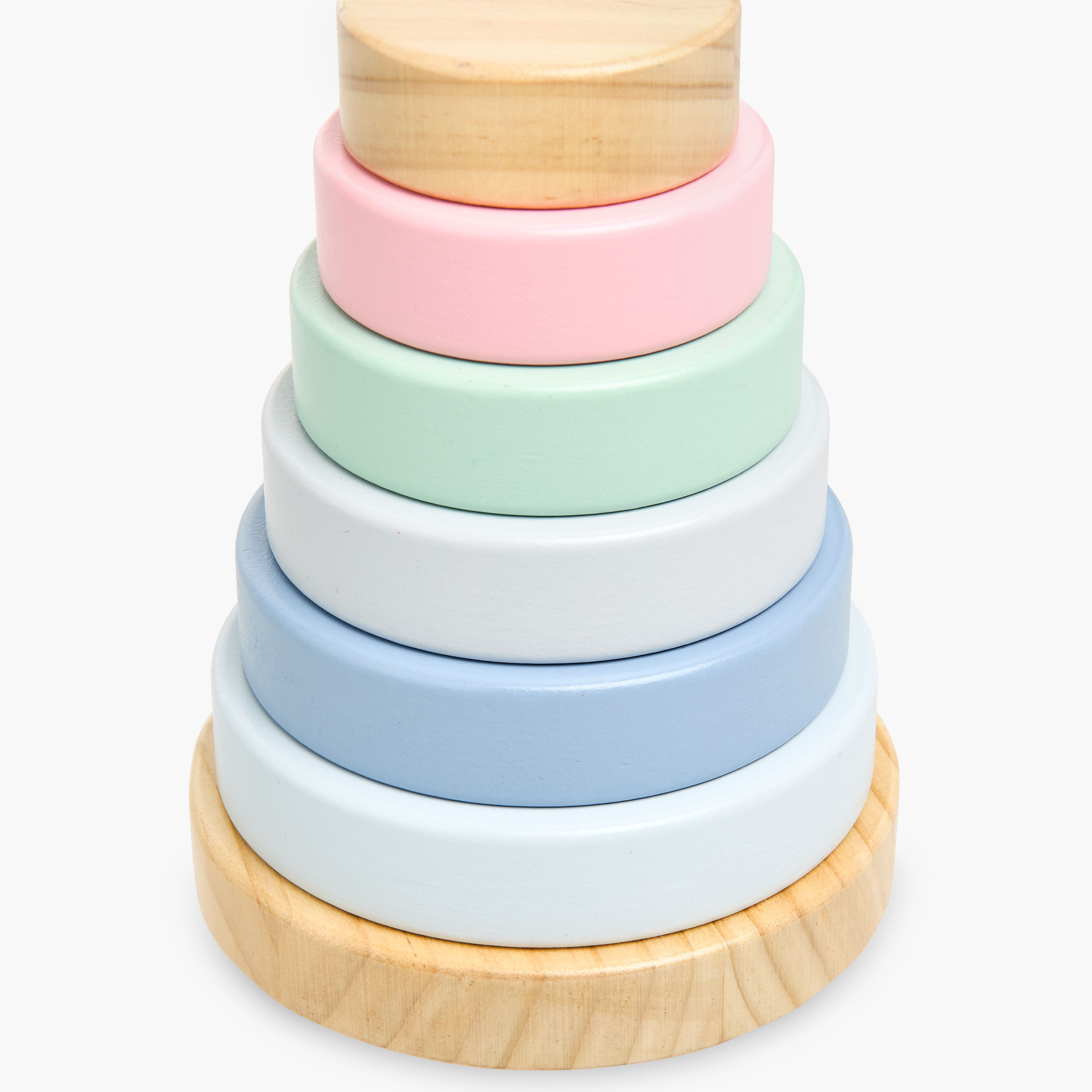 Juniors 7-Piece Rainbow Stacking Tower Playset-toys-babyandtoddlertoys-stackingandnestingtoys-image-3