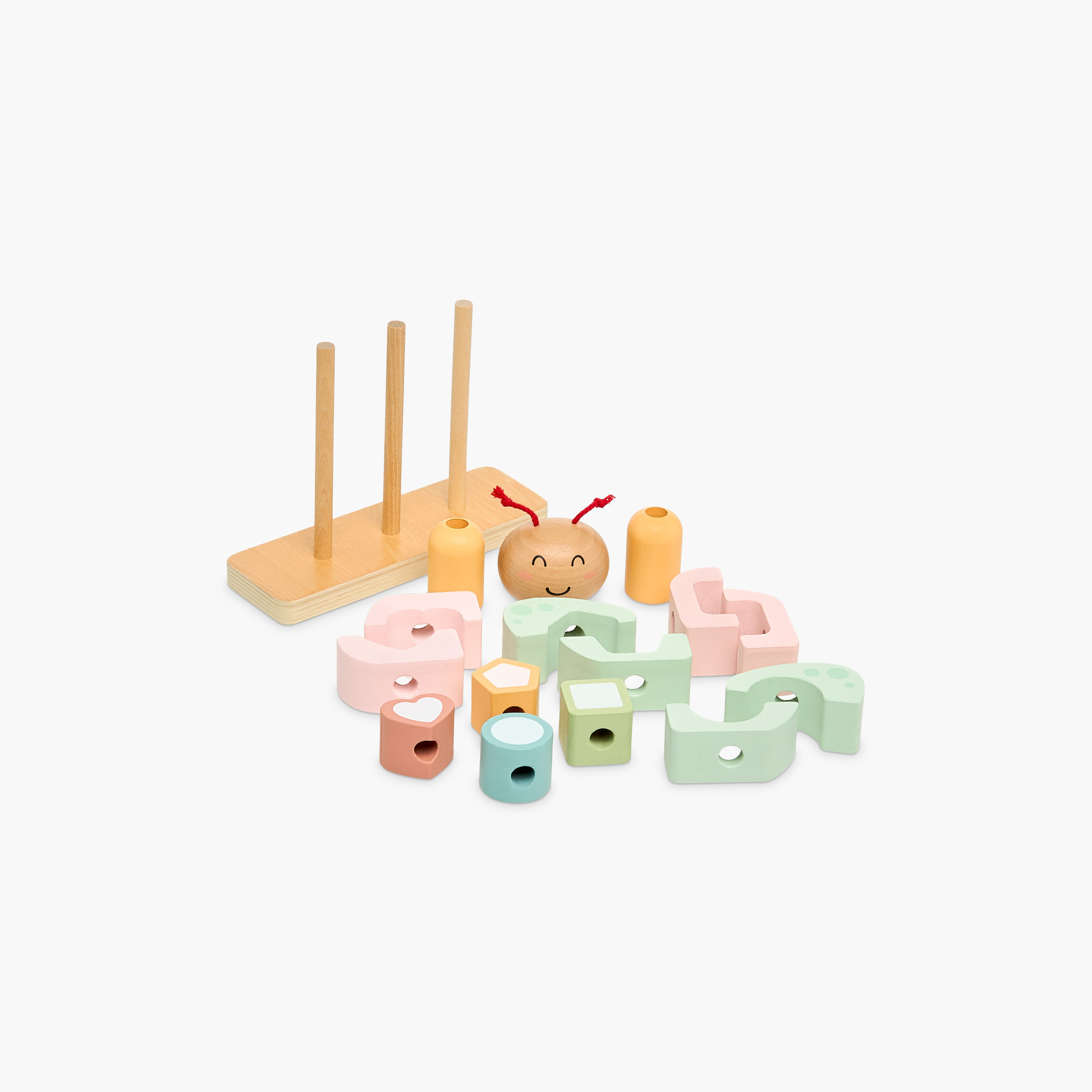 مجموعة ألعاب تكديس بتصميم فراشة 16 قطعة من جونيورز-toys-babyandtoddlertoys-stackingandnestingtoys-image-4