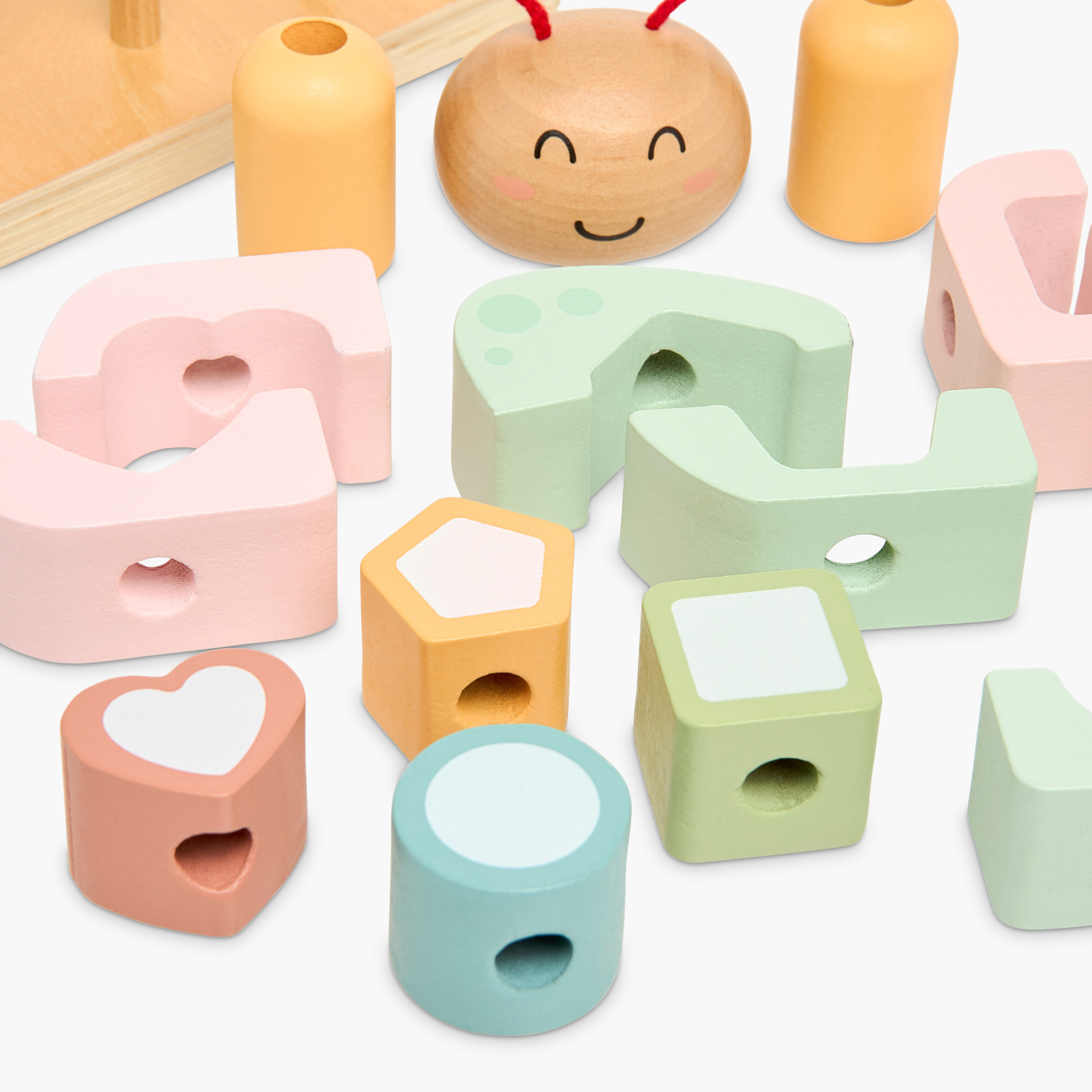 مجموعة ألعاب تكديس بتصميم فراشة 16 قطعة من جونيورز-toys-babyandtoddlertoys-stackingandnestingtoys-image-5