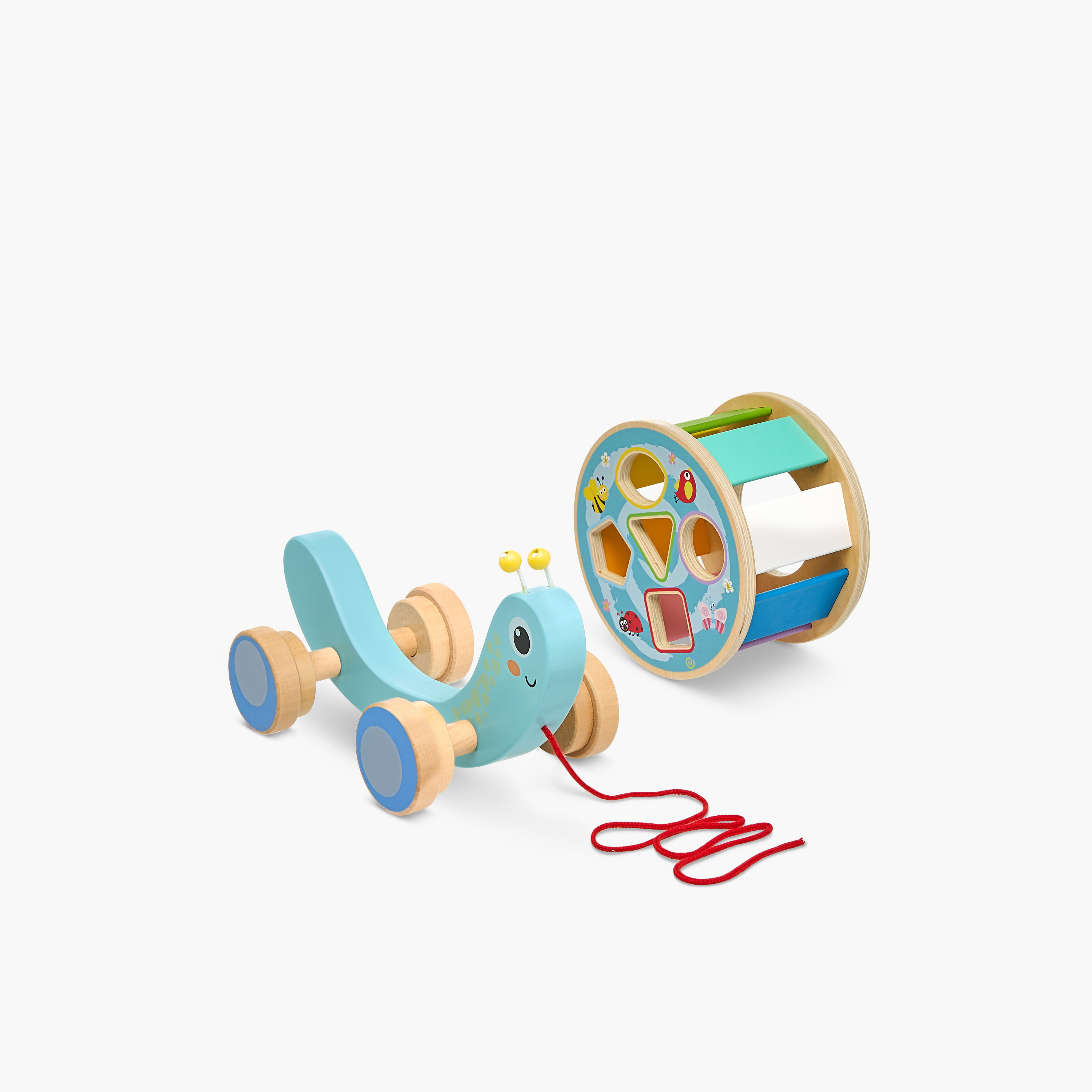 Juniors Pull Along Snail Toy-toys-babyandtoddlertoys-pushandpulltoys-image-3