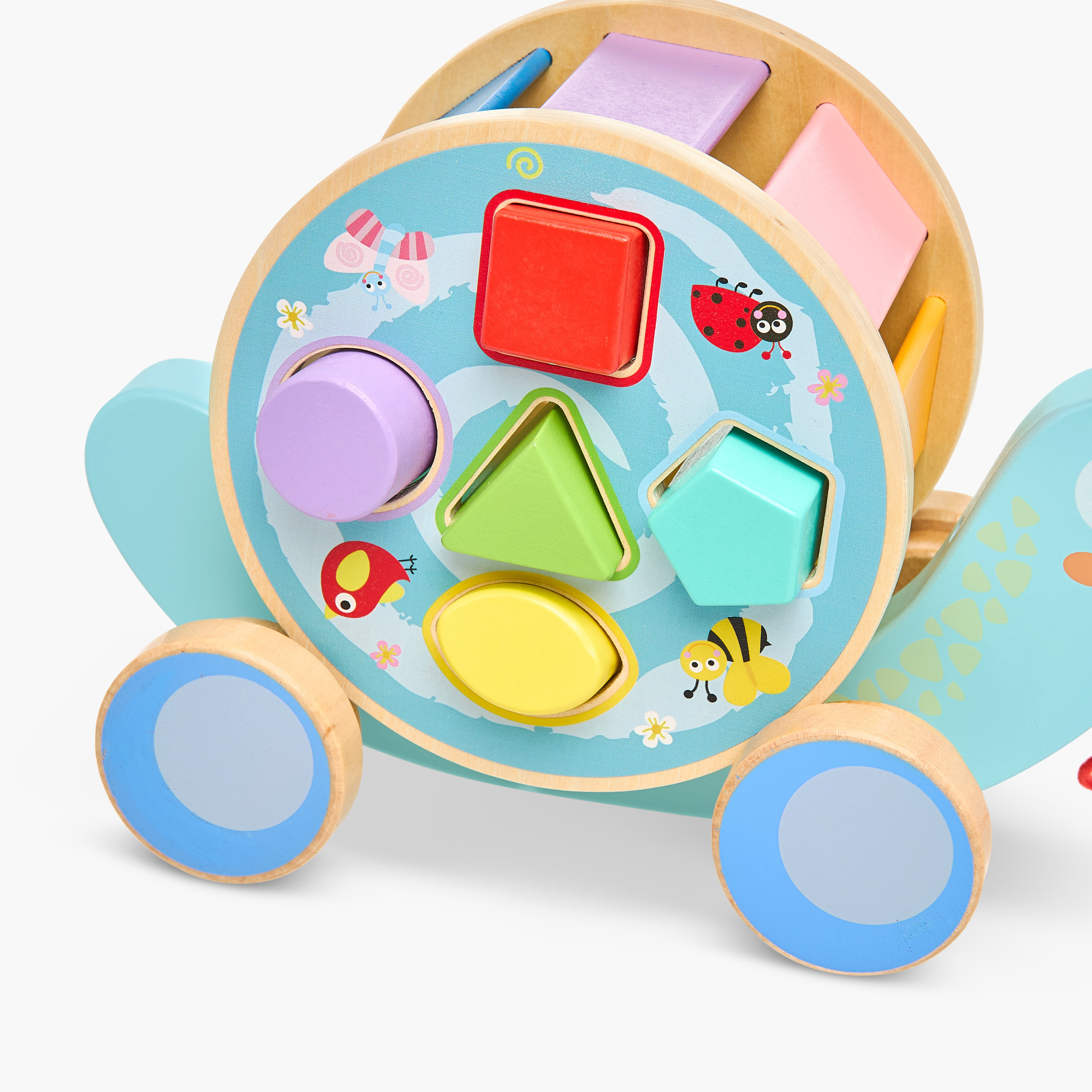 Juniors Pull Along Snail Toy-toys-babyandtoddlertoys-pushandpulltoys-image-5