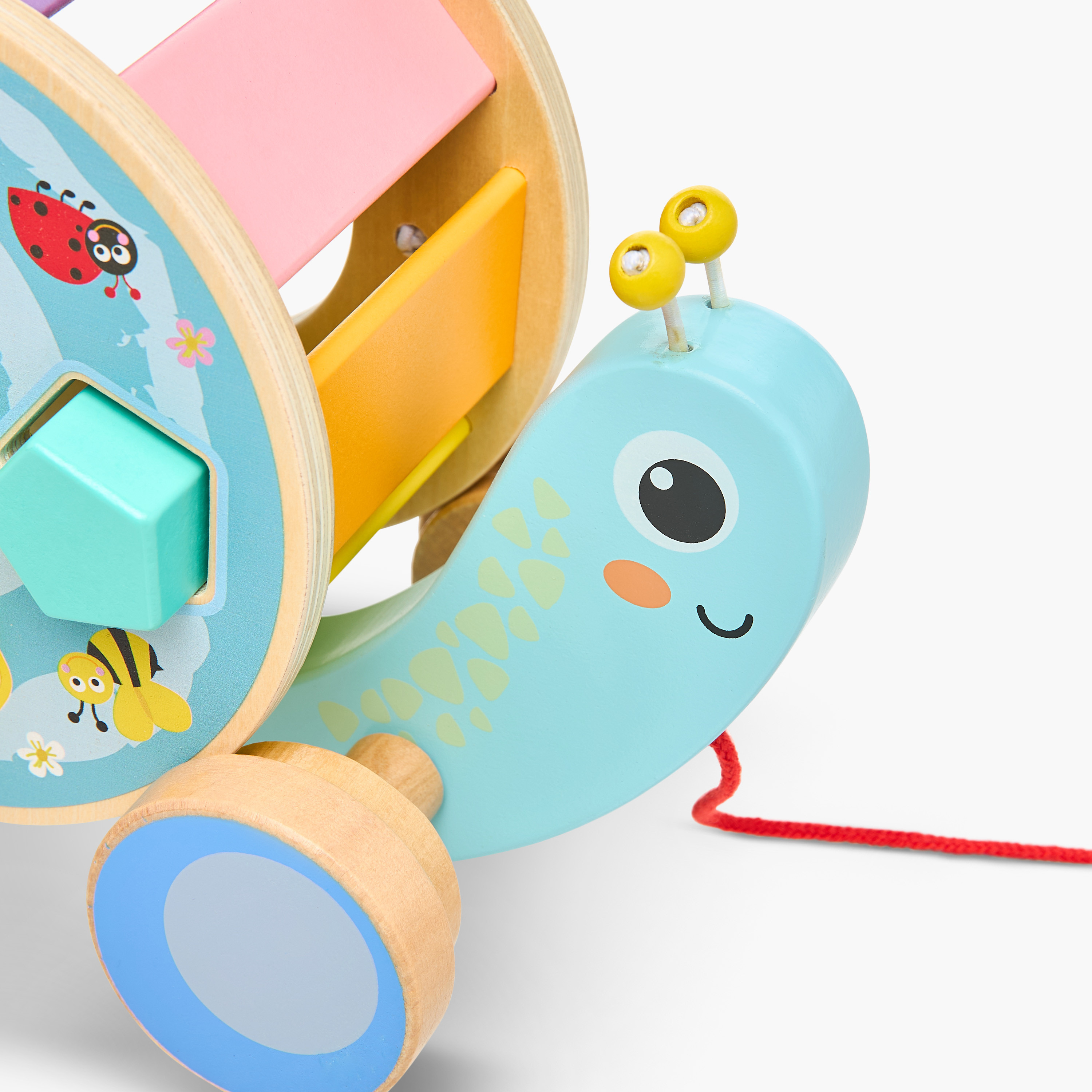 Juniors Pull Along Snail Toy-toys-babyandtoddlertoys-pushandpulltoys-image-6