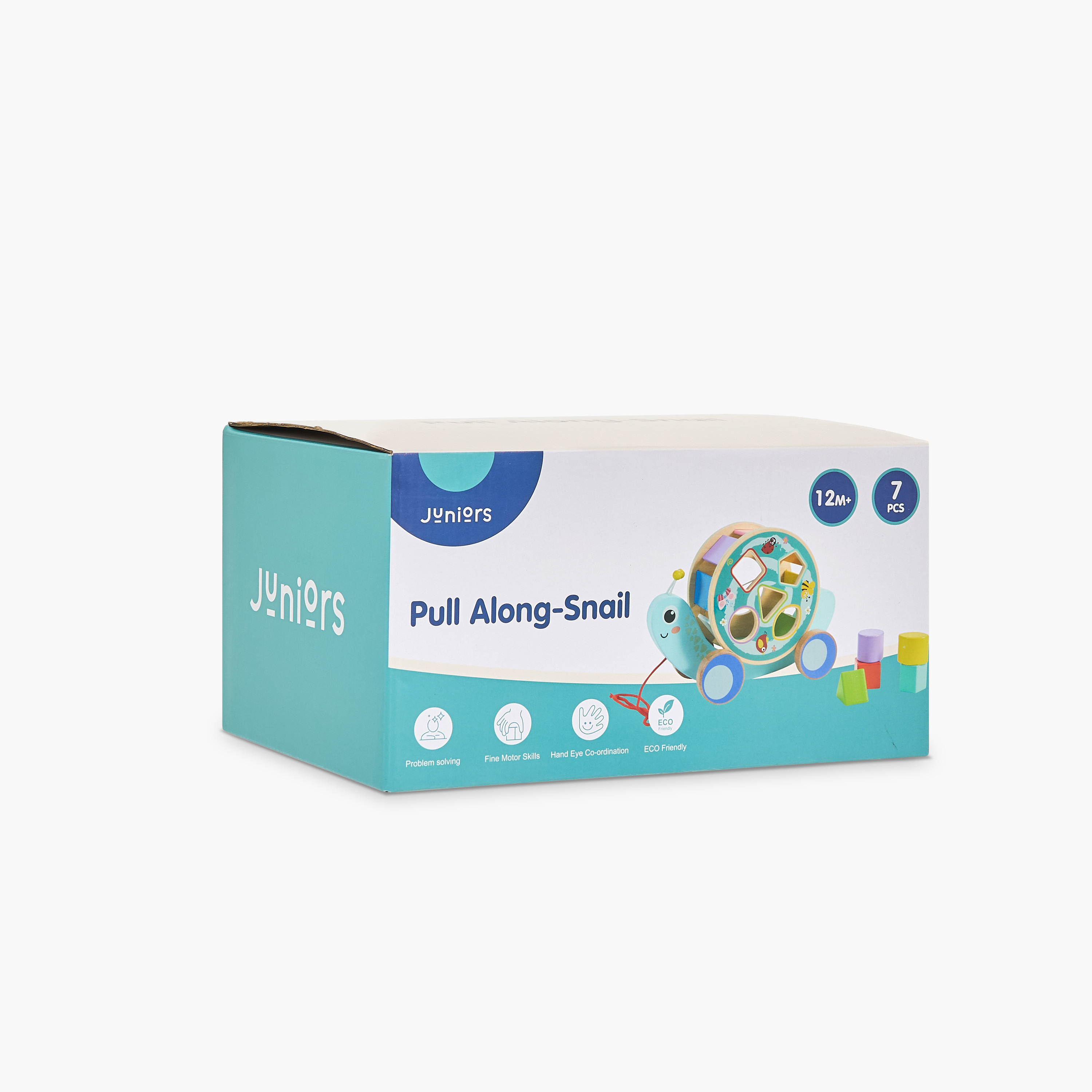 Juniors Pull Along Snail Toy-toys-babyandtoddlertoys-pushandpulltoys-image-9